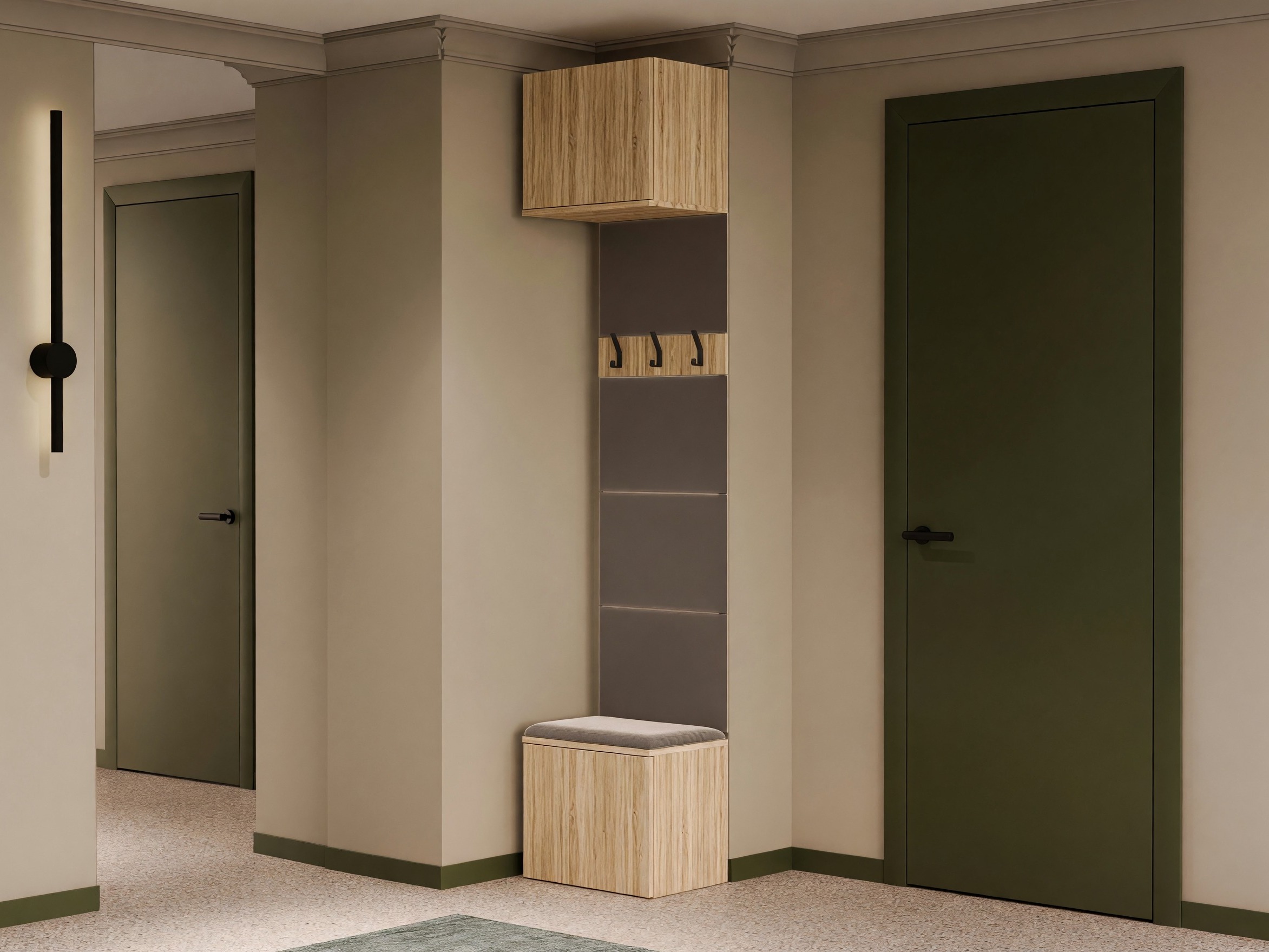 Hallway set Domtori 117 (Sonoma oak)