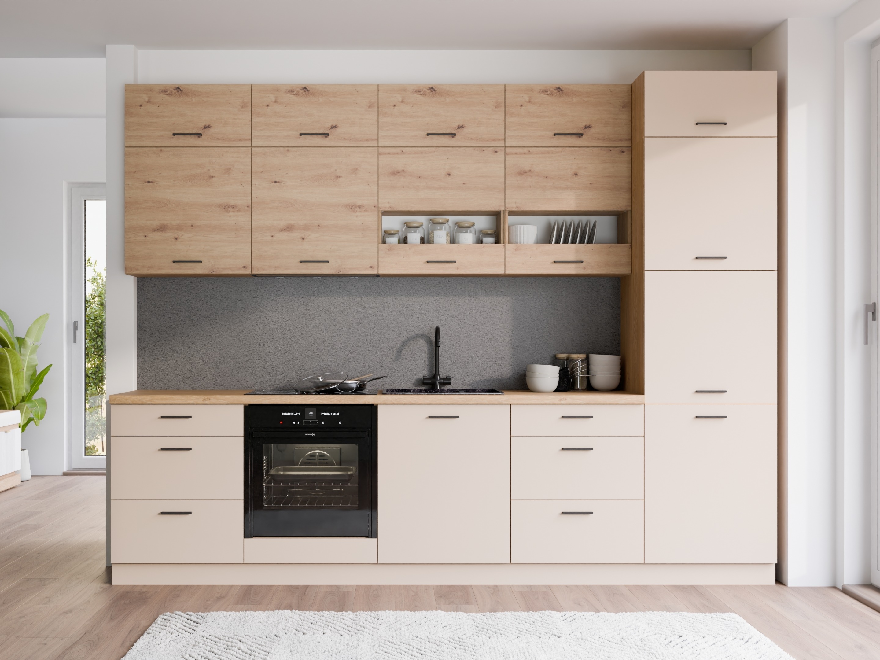 Modular cabinet with drawers Ati Cashmere 140