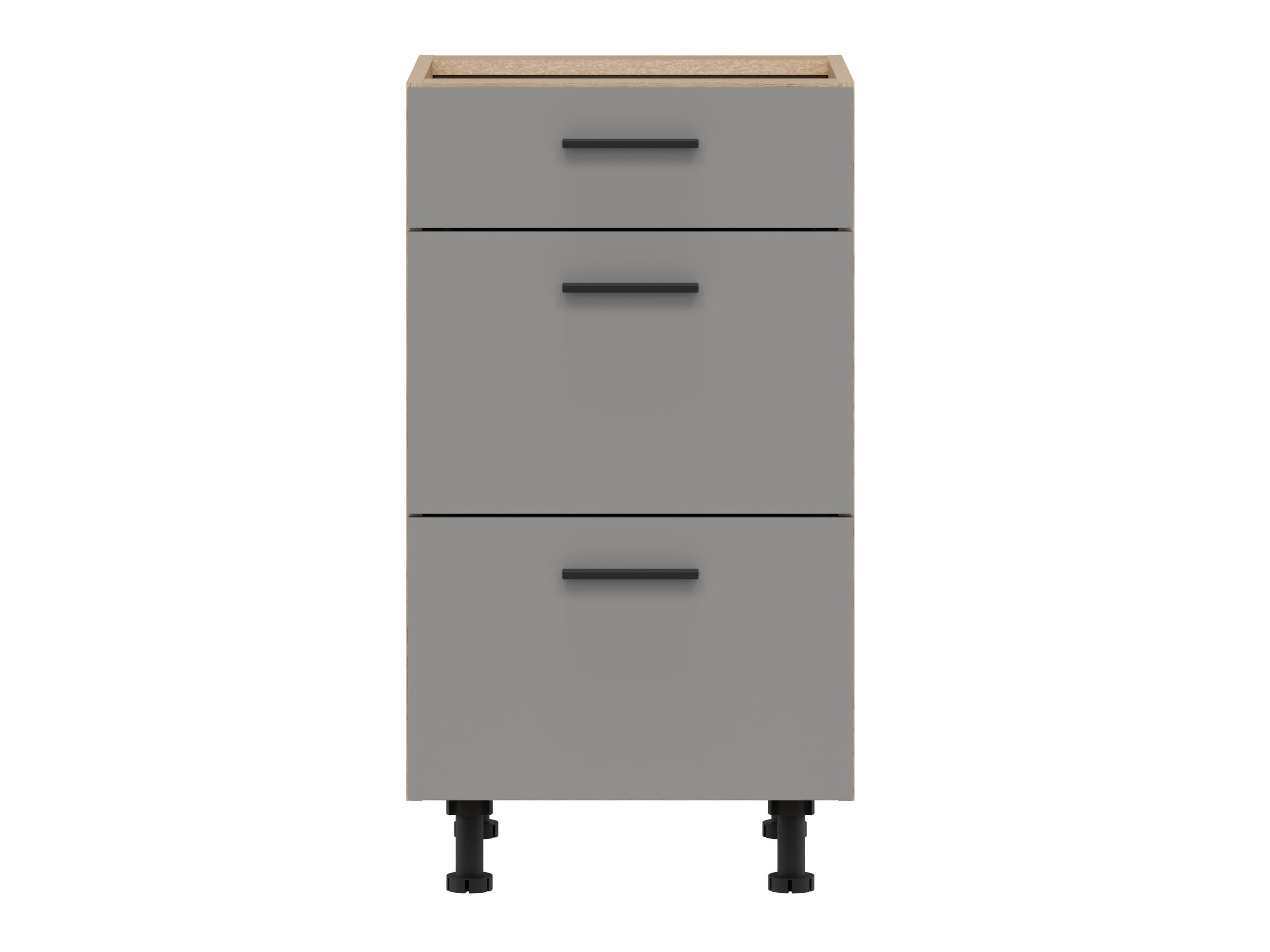 Modular cabinet with drawers Ati Grey Artisan 105