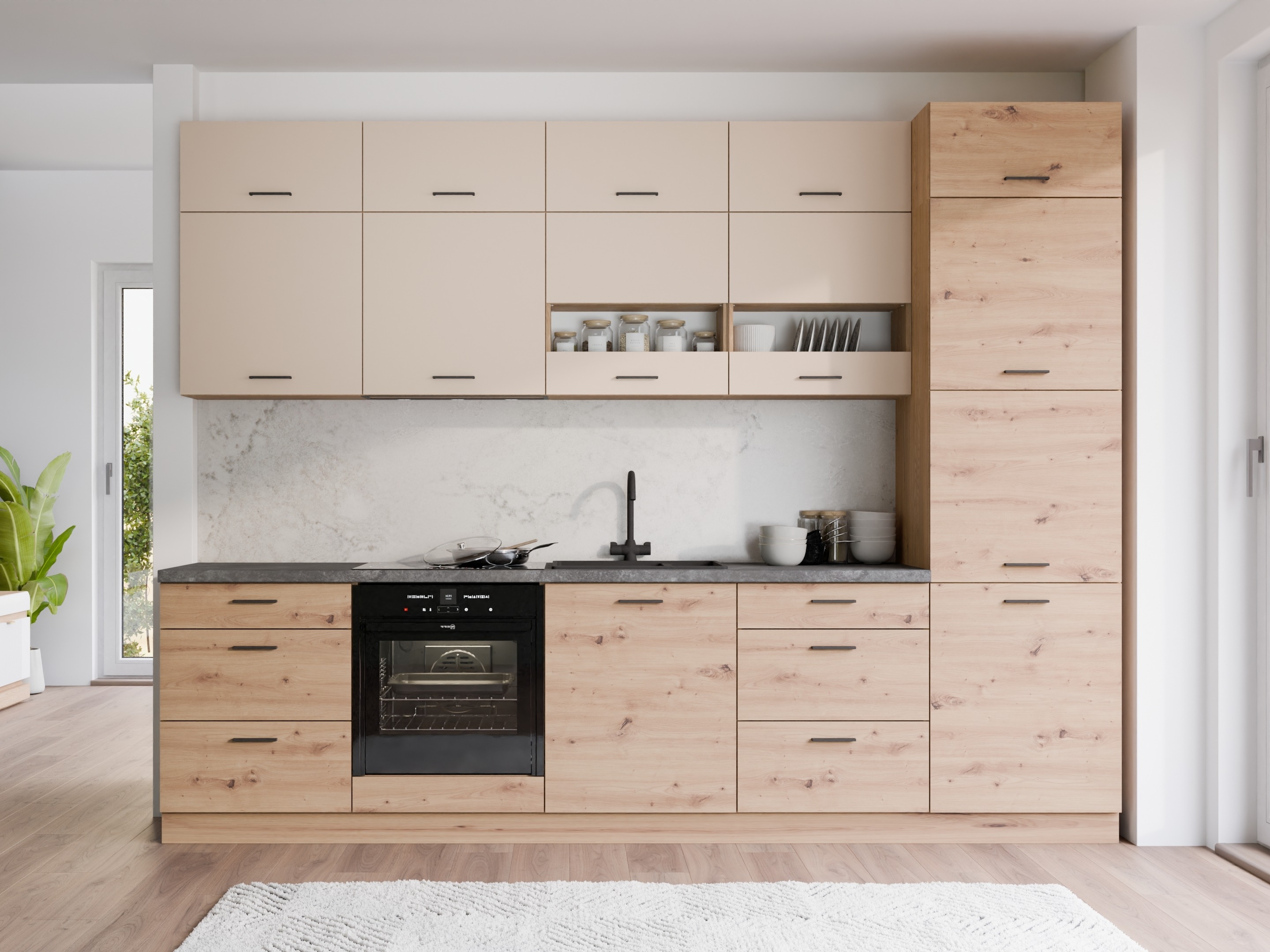 Modular wall cabinet Ati Cashmere 139