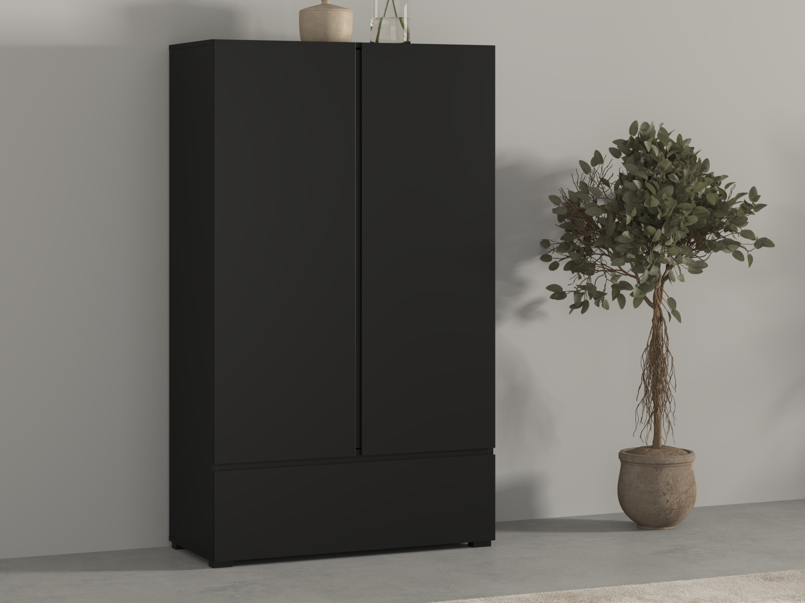 Bookcase Elbleve 106 (Black)