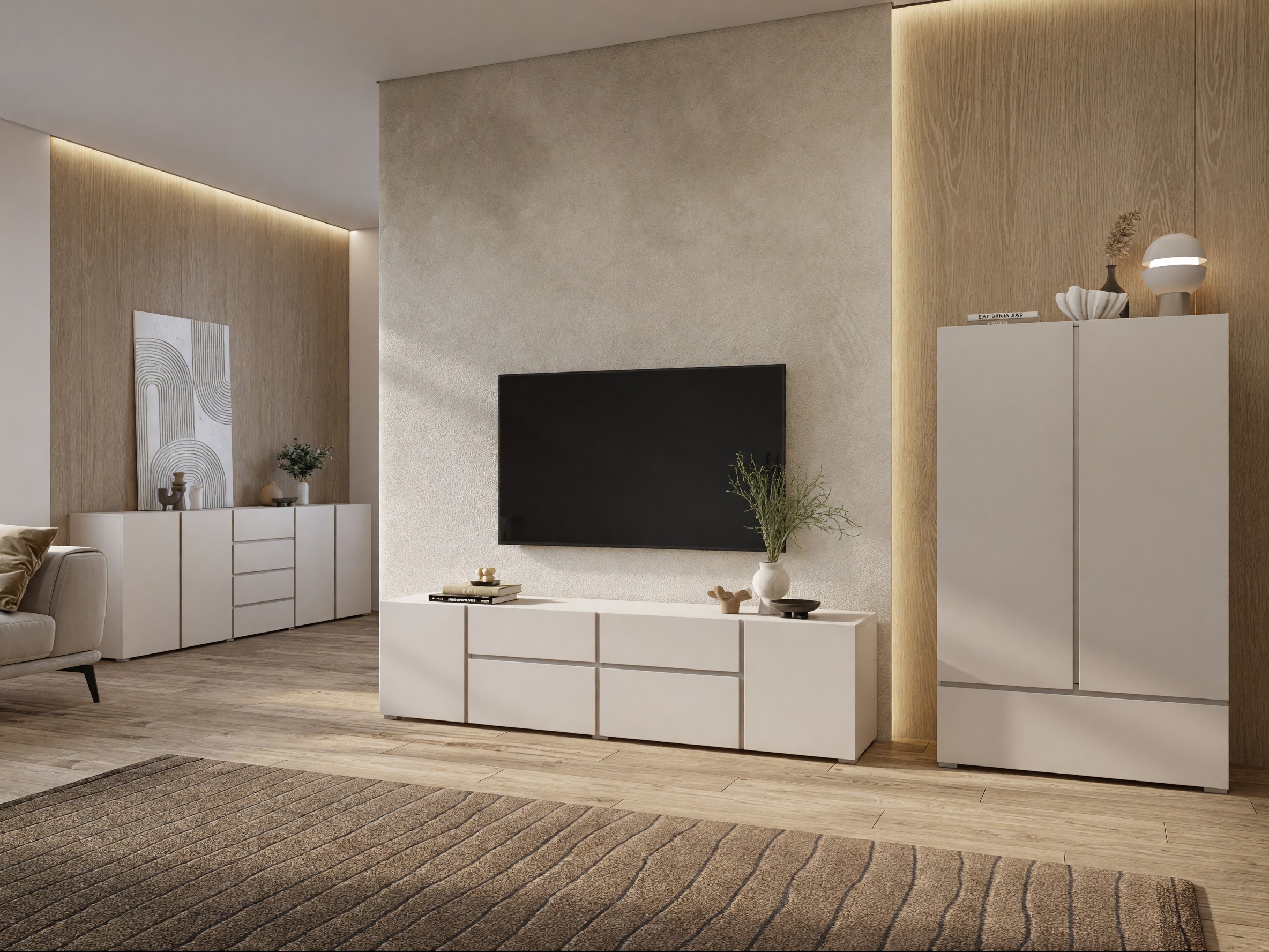 Bookcase Elbleve 106 (Cashmere)