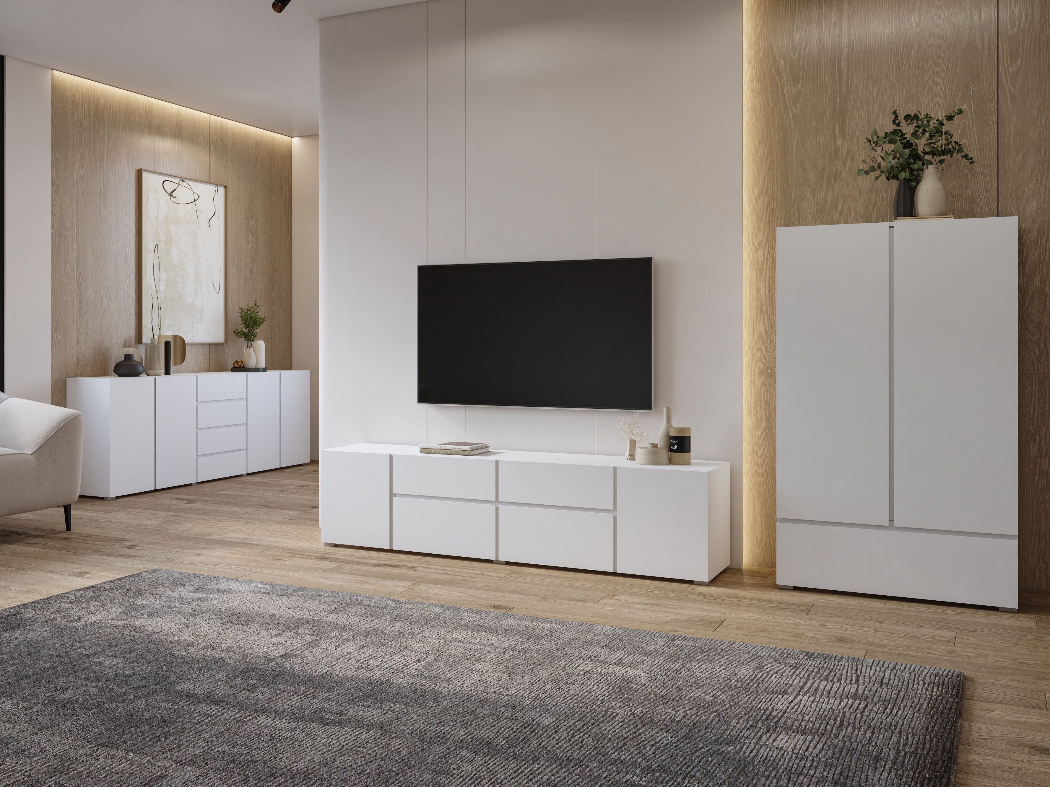 Bookcase Elbleve 106 (White)