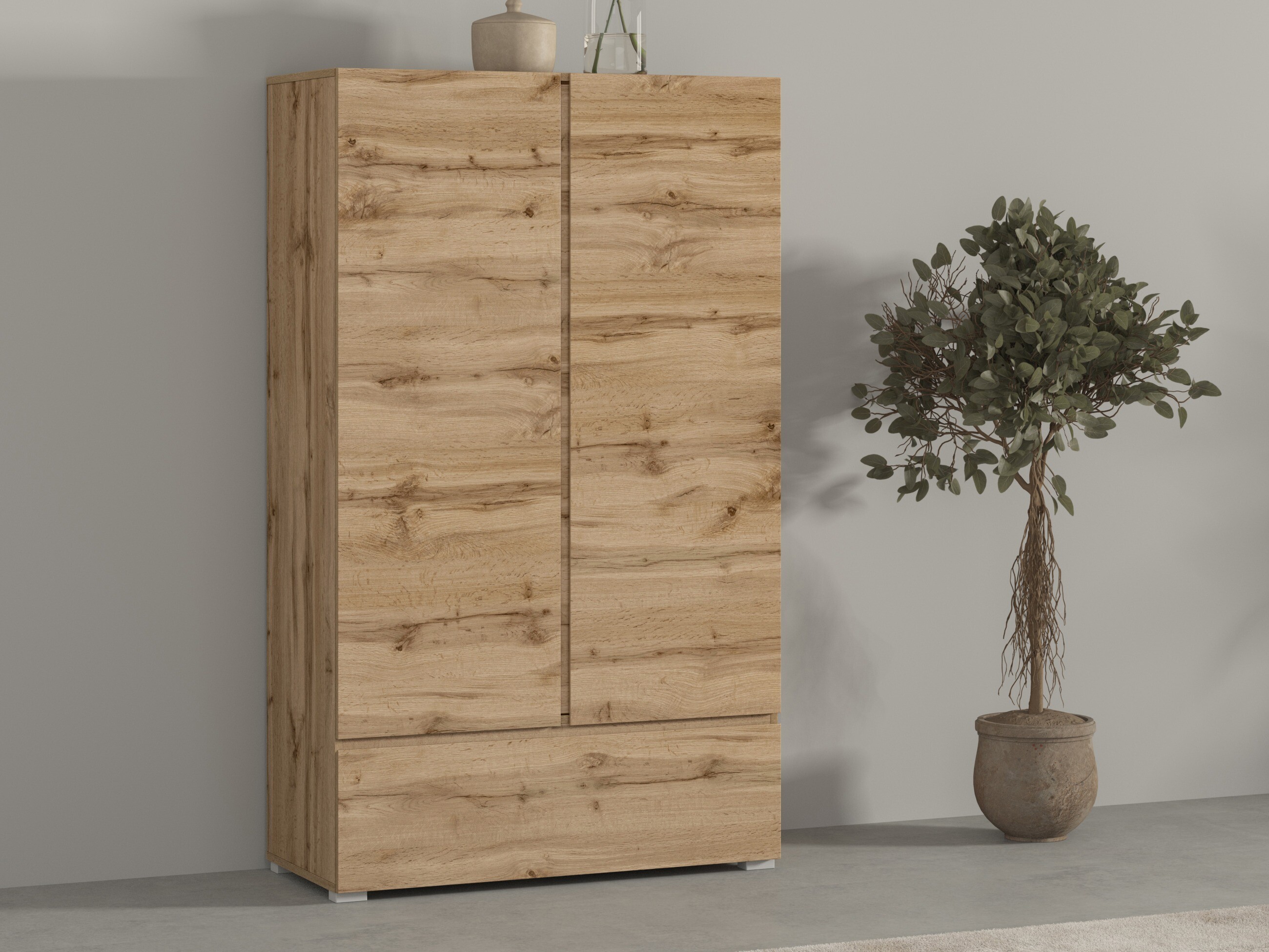Bookcase Elbleve 106 (Wotan Oak)