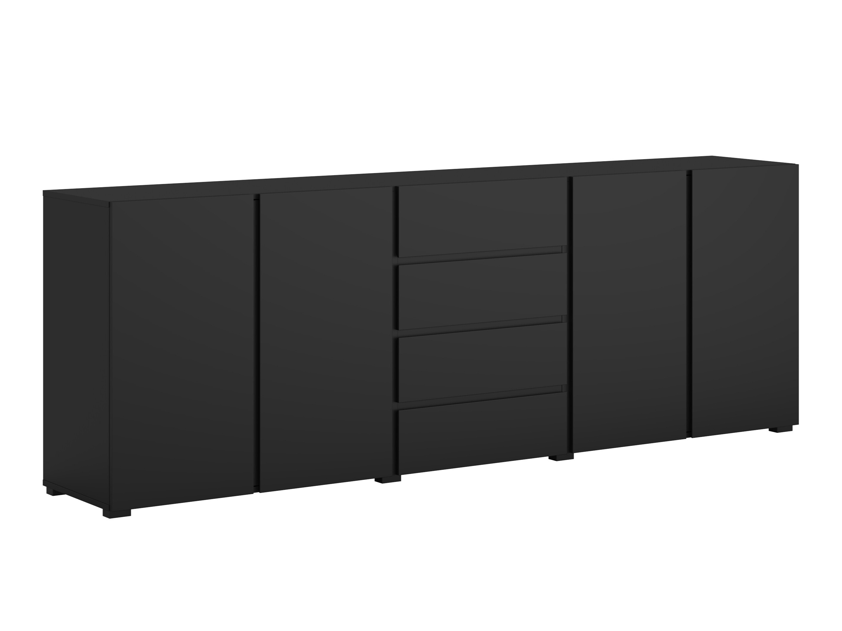 Chest of drawers Elbleve 105 (Black)