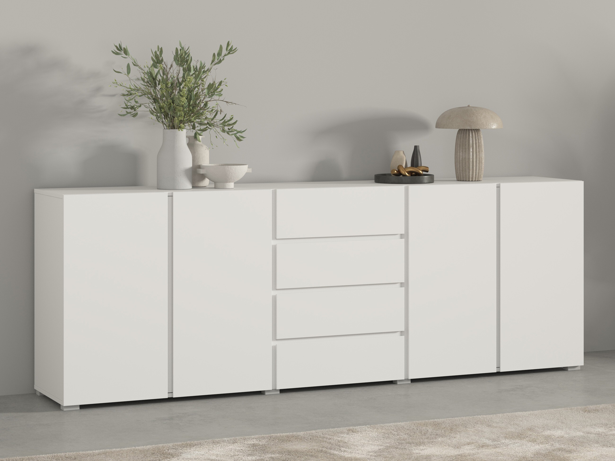 Chest of drawers Elbleve 105 (White)