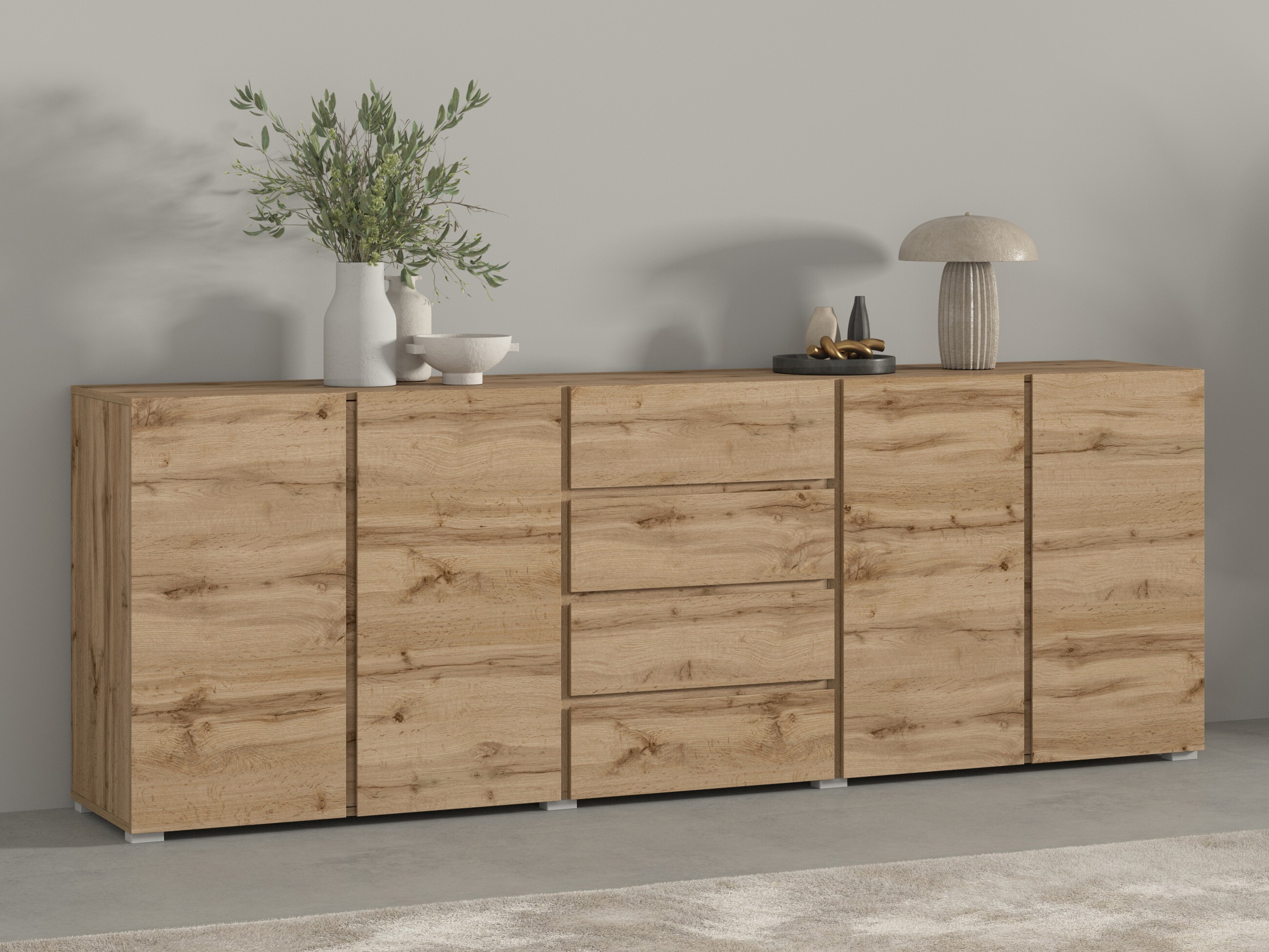 Chest of drawers Elbleve 105 (Wotan Oak)
