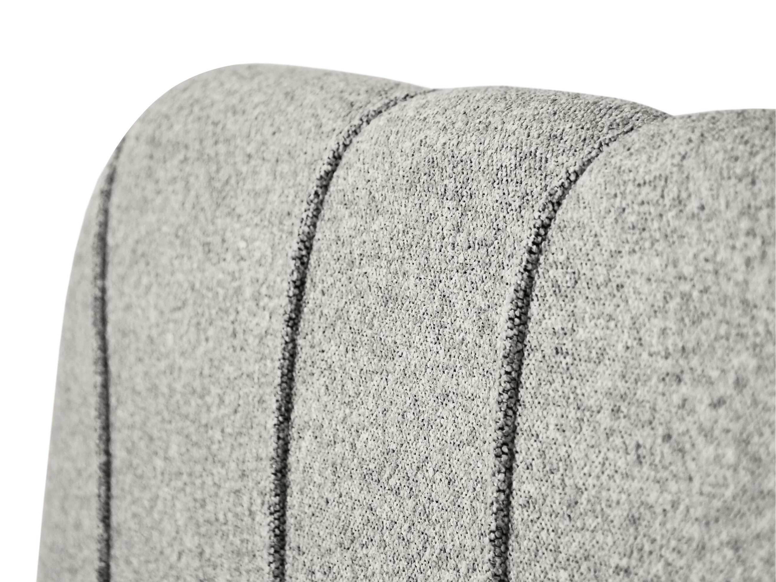 Continental bed Norman 127 (Light grey)