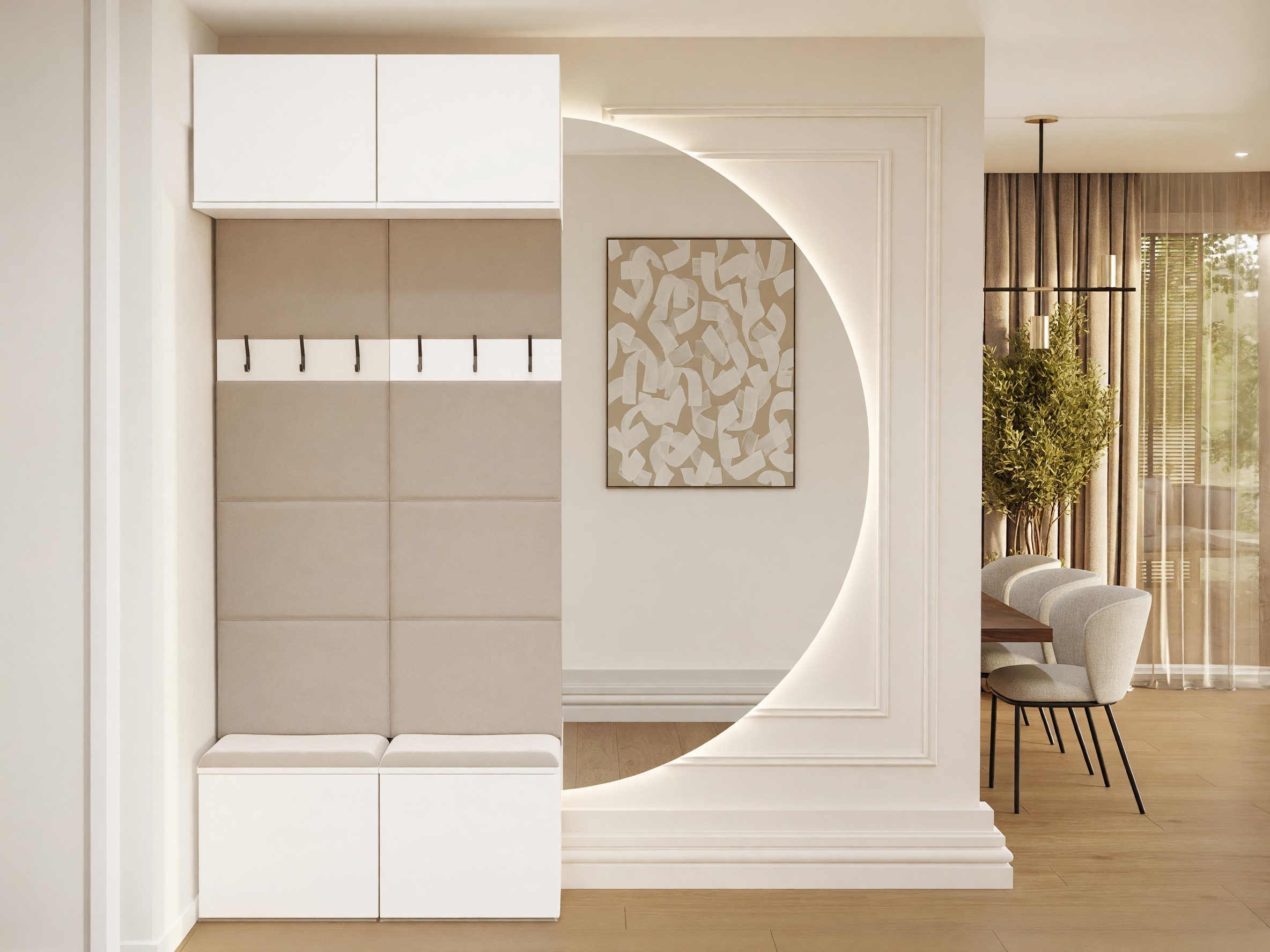 Hallway set Domtori 116 (White)