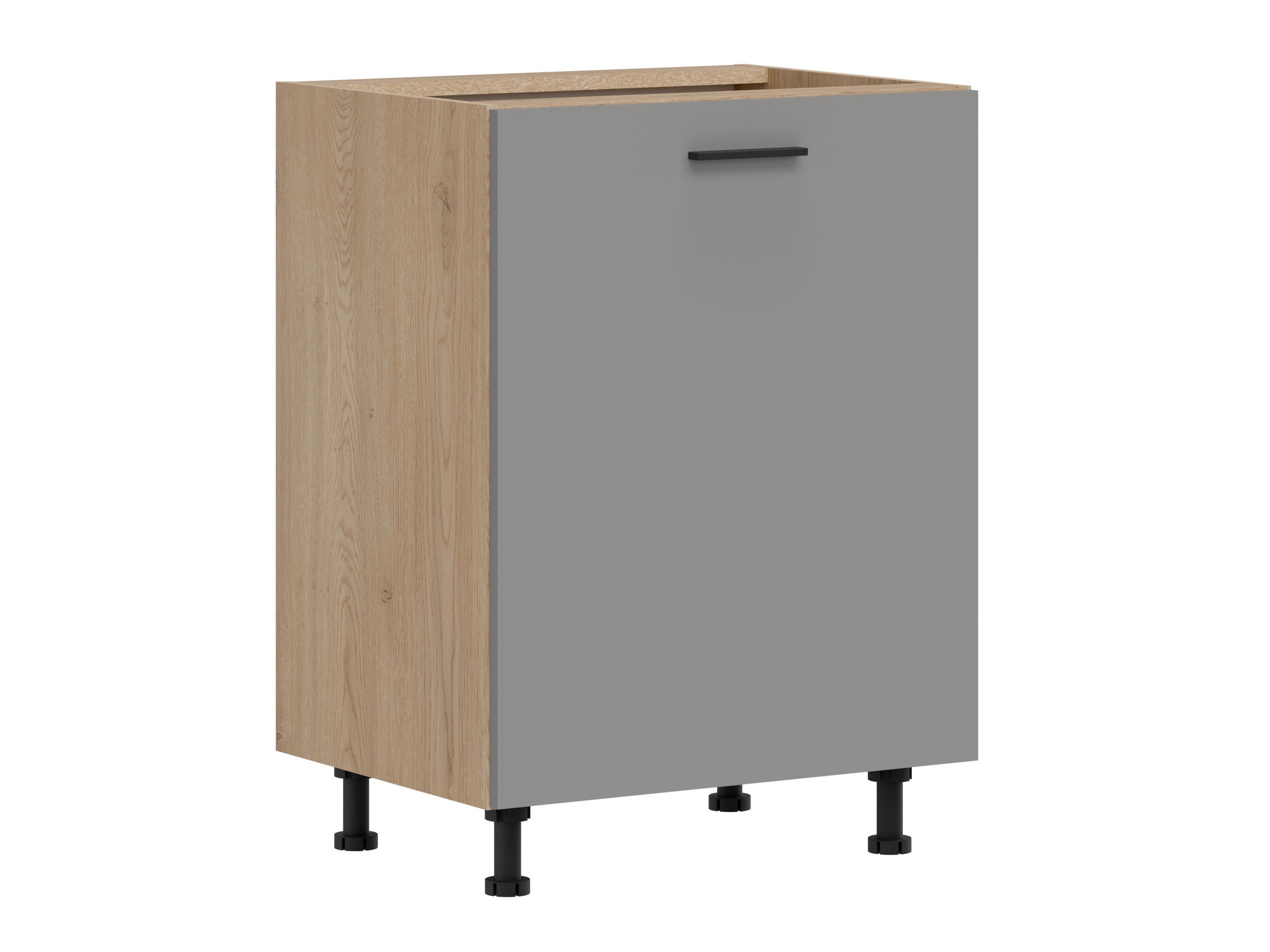Modular cabinet with doors Ati Grey Artisan 106