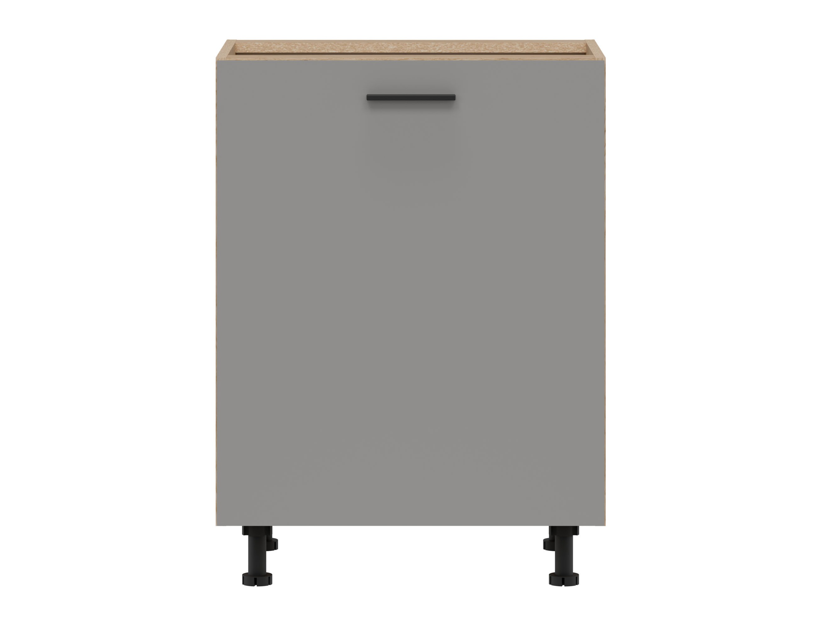 Modular cabinet with doors Ati Grey Artisan 106