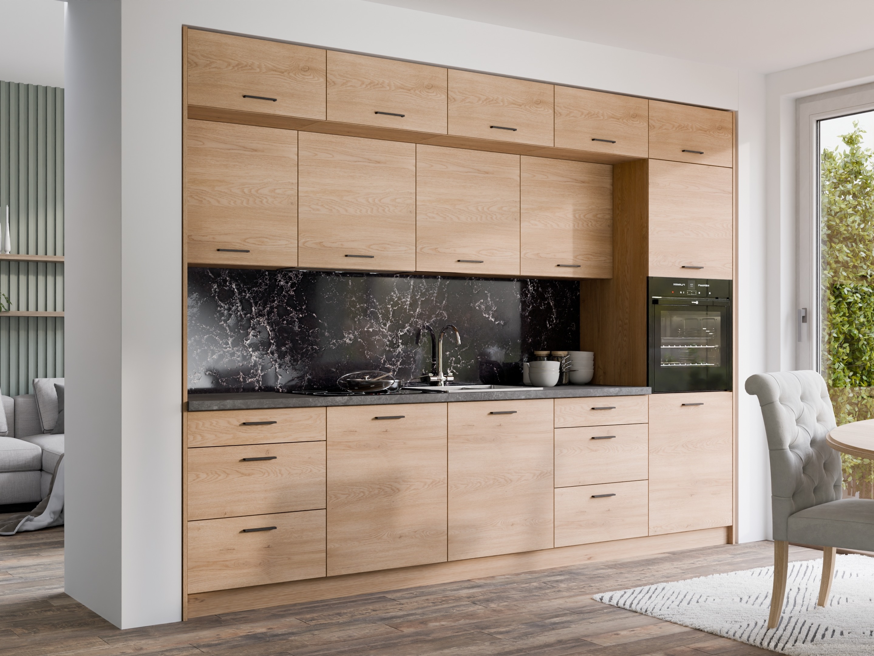 Modular cabinet with doors Ati Torro 140