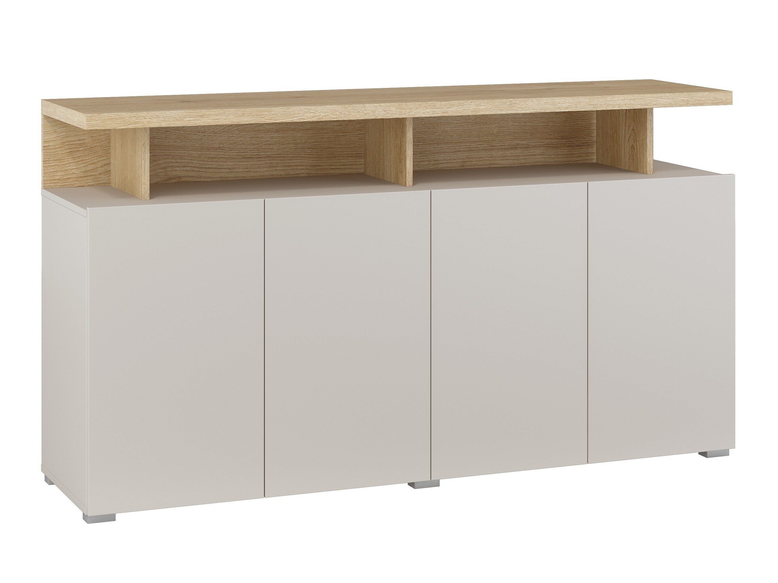 Sideboard Virvele 100 (Cashmere + Light oak)