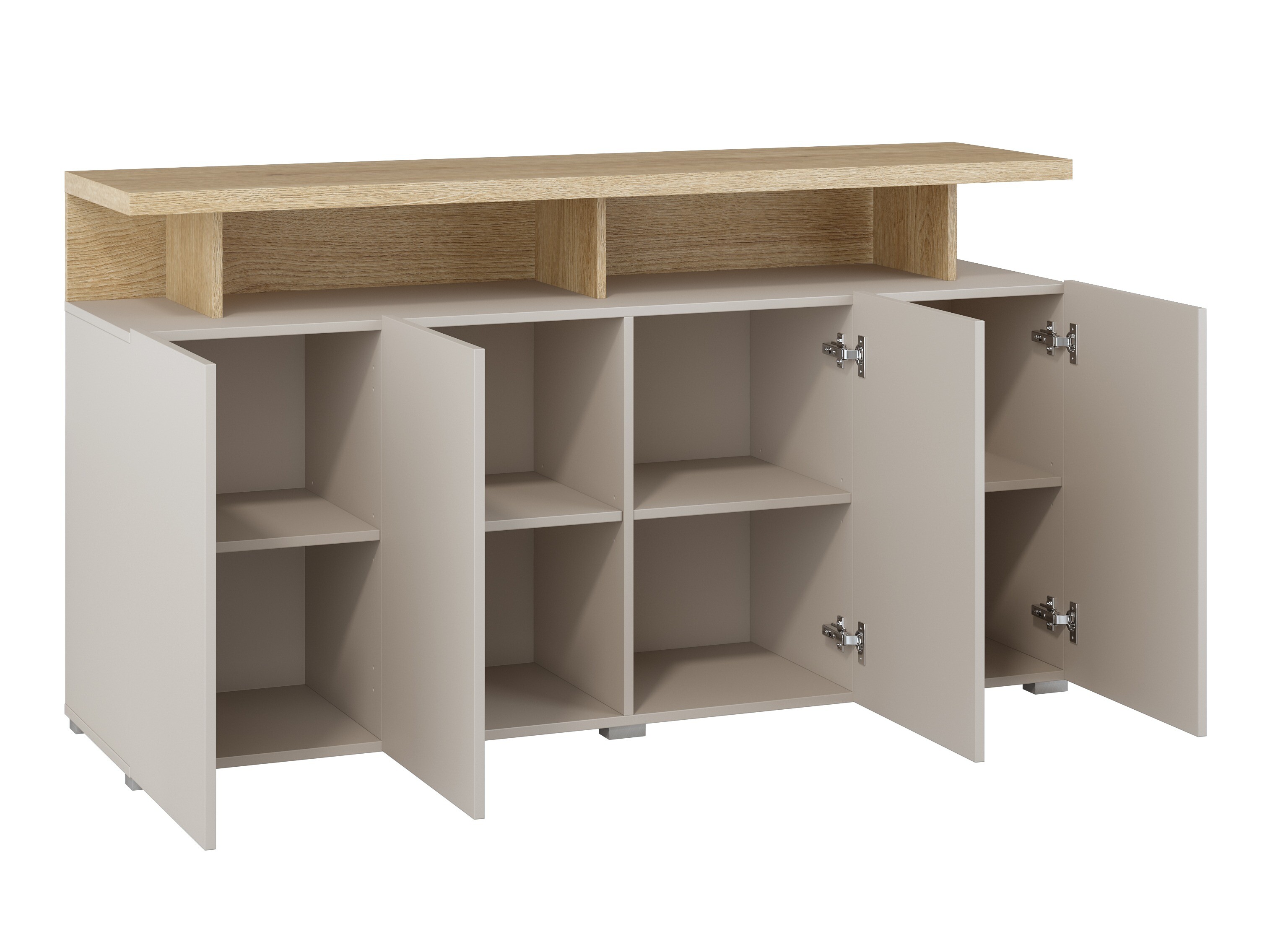 Sideboard Virvele 100 (Cashmere + Light oak)