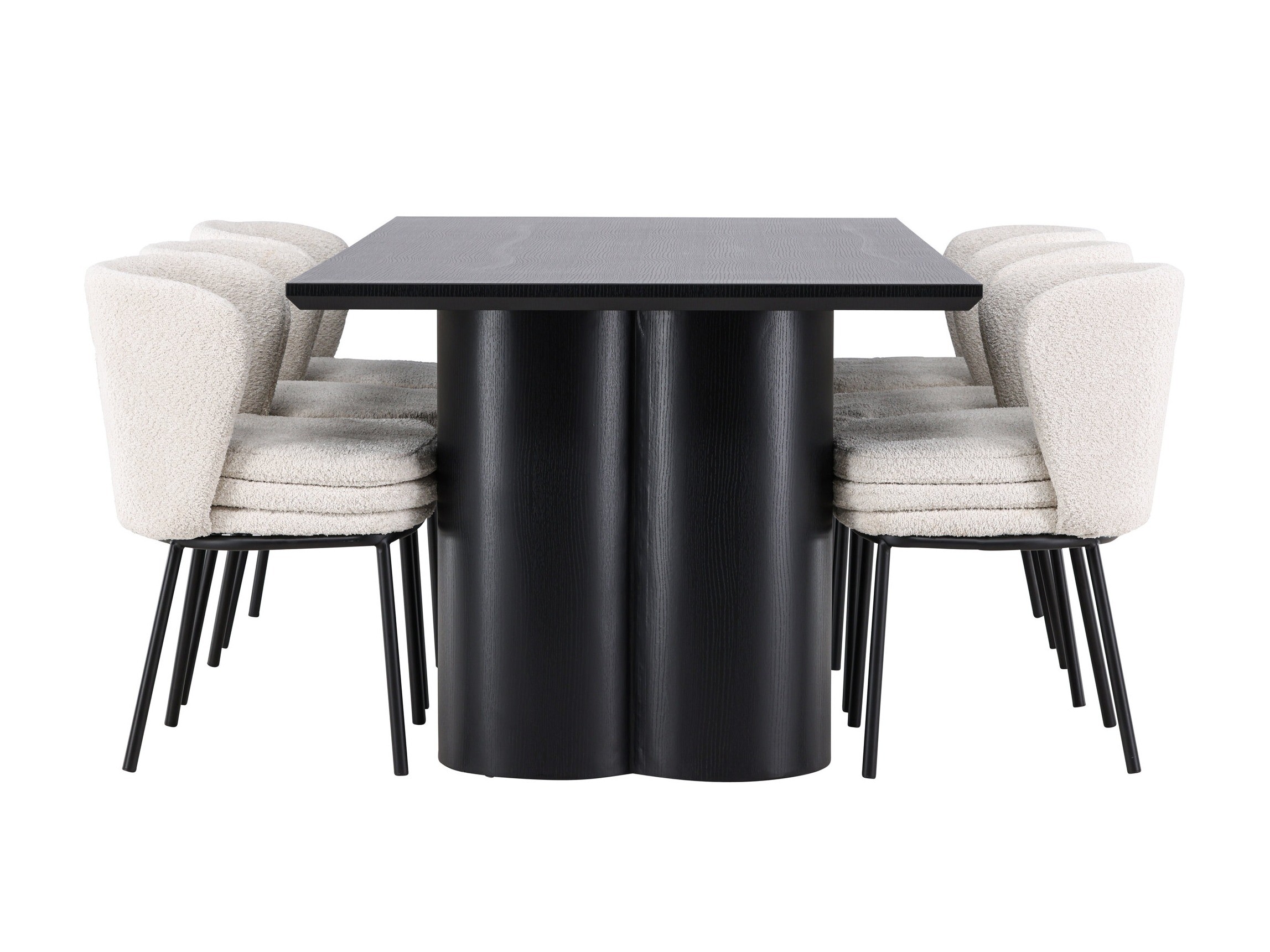 Dining set Dallas 5176 (Black)