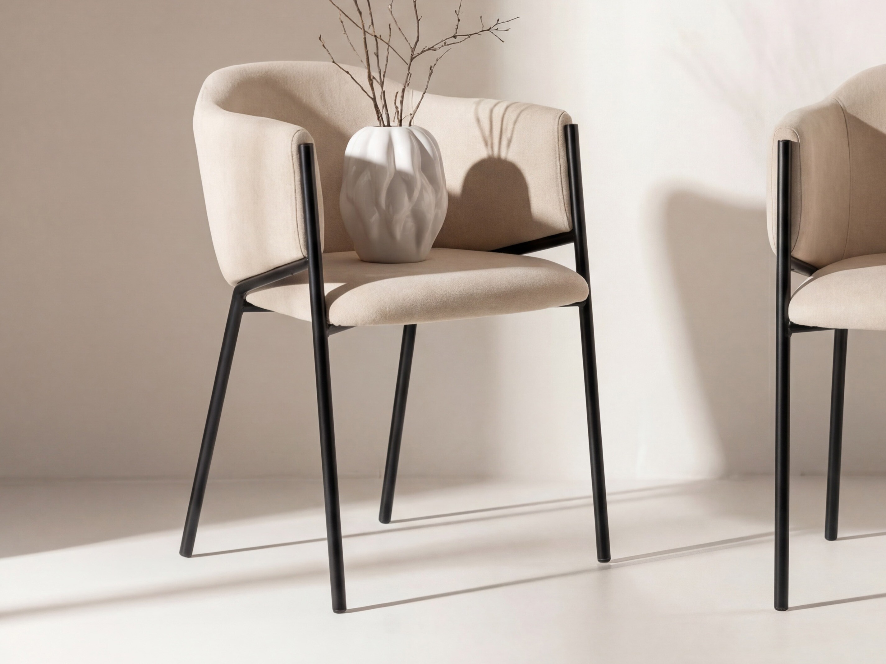 Chair Dallas 5354 (Beige + Black)