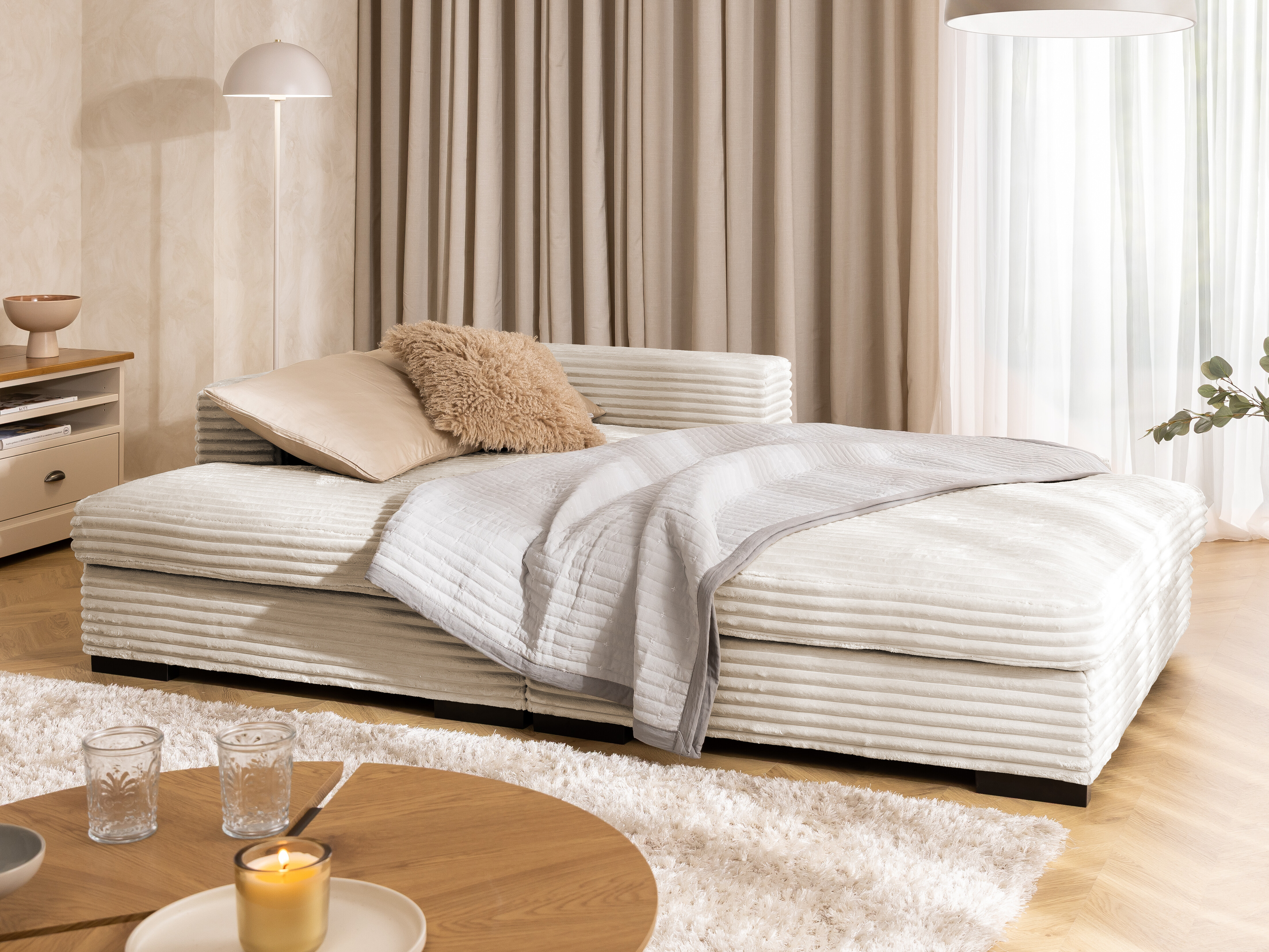 Corner sofa Rocklin 225 (Tilia 01)