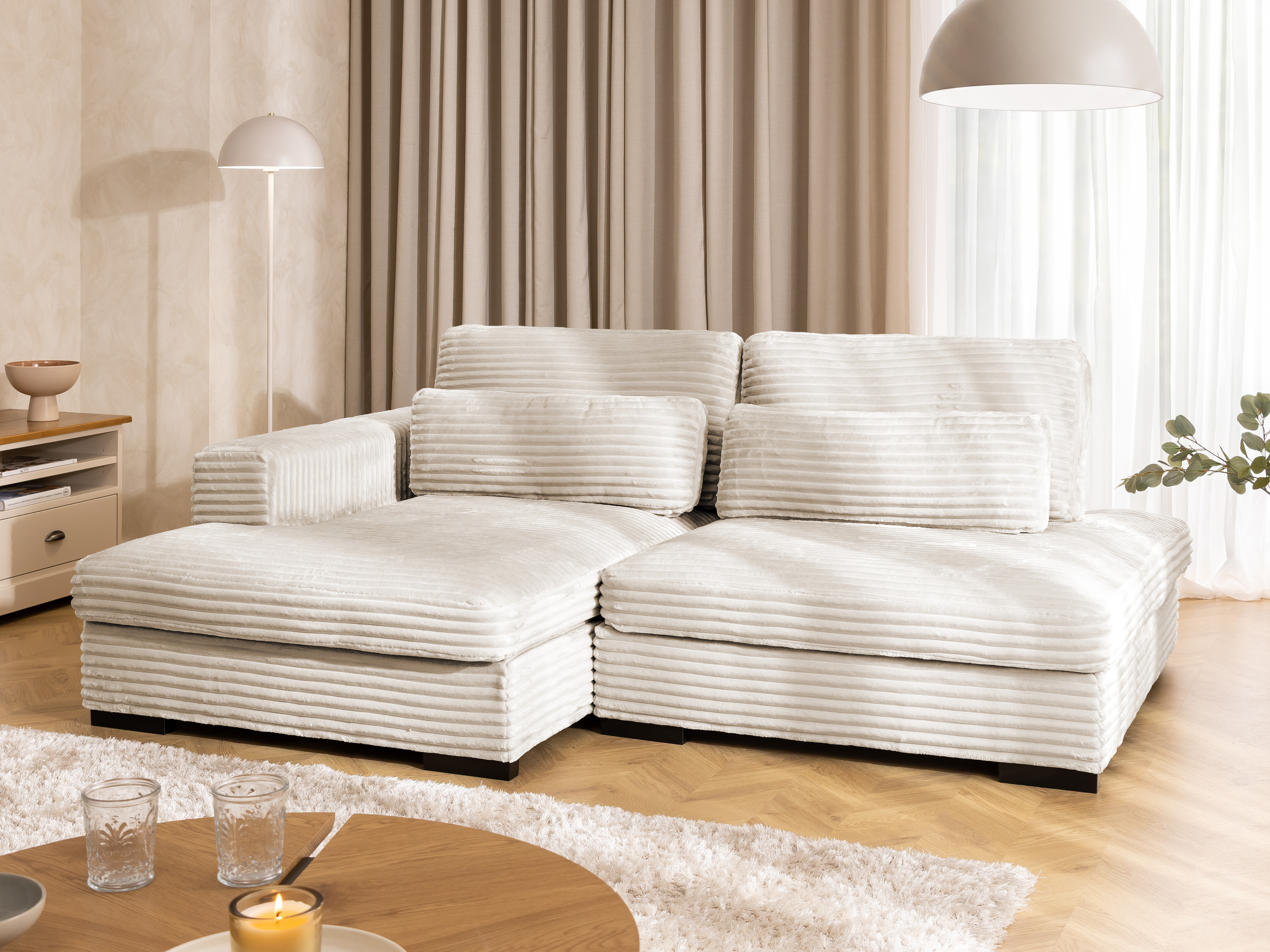 Corner sofa Rocklin 225 (Tilia 01)