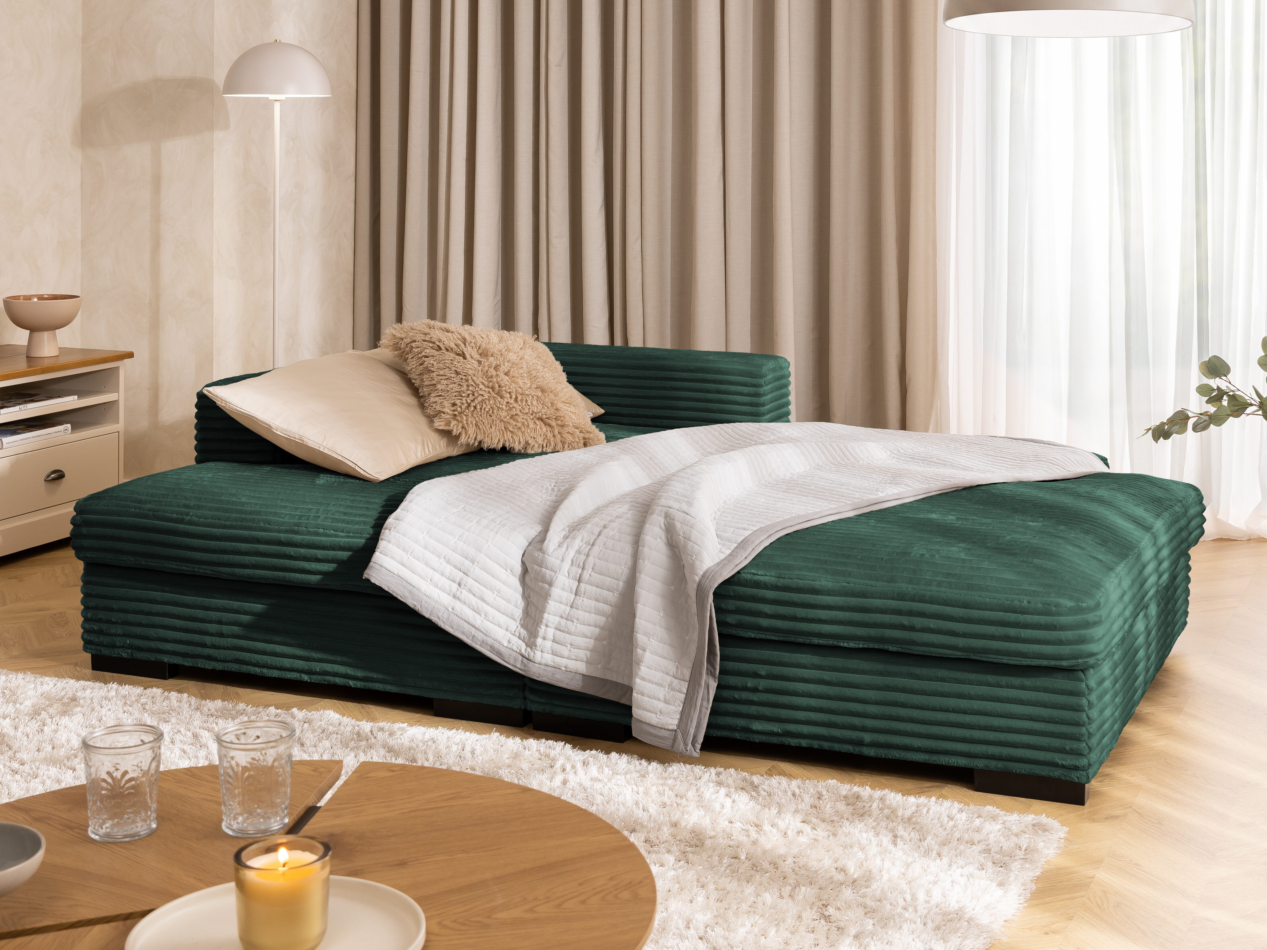 Corner sofa Rocklin 225 (Tilia 39)