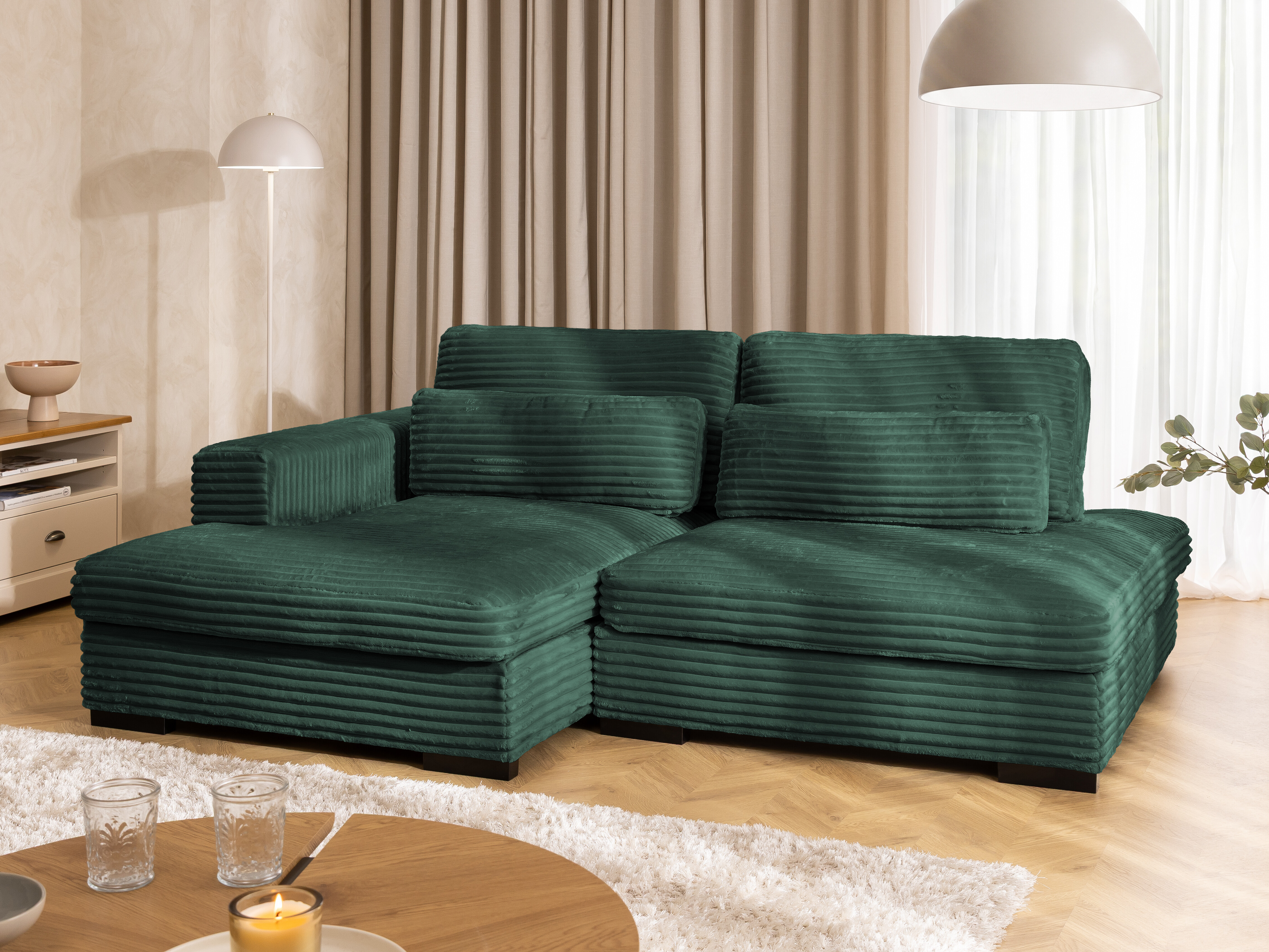 Corner sofa Rocklin 225 (Tilia 39)