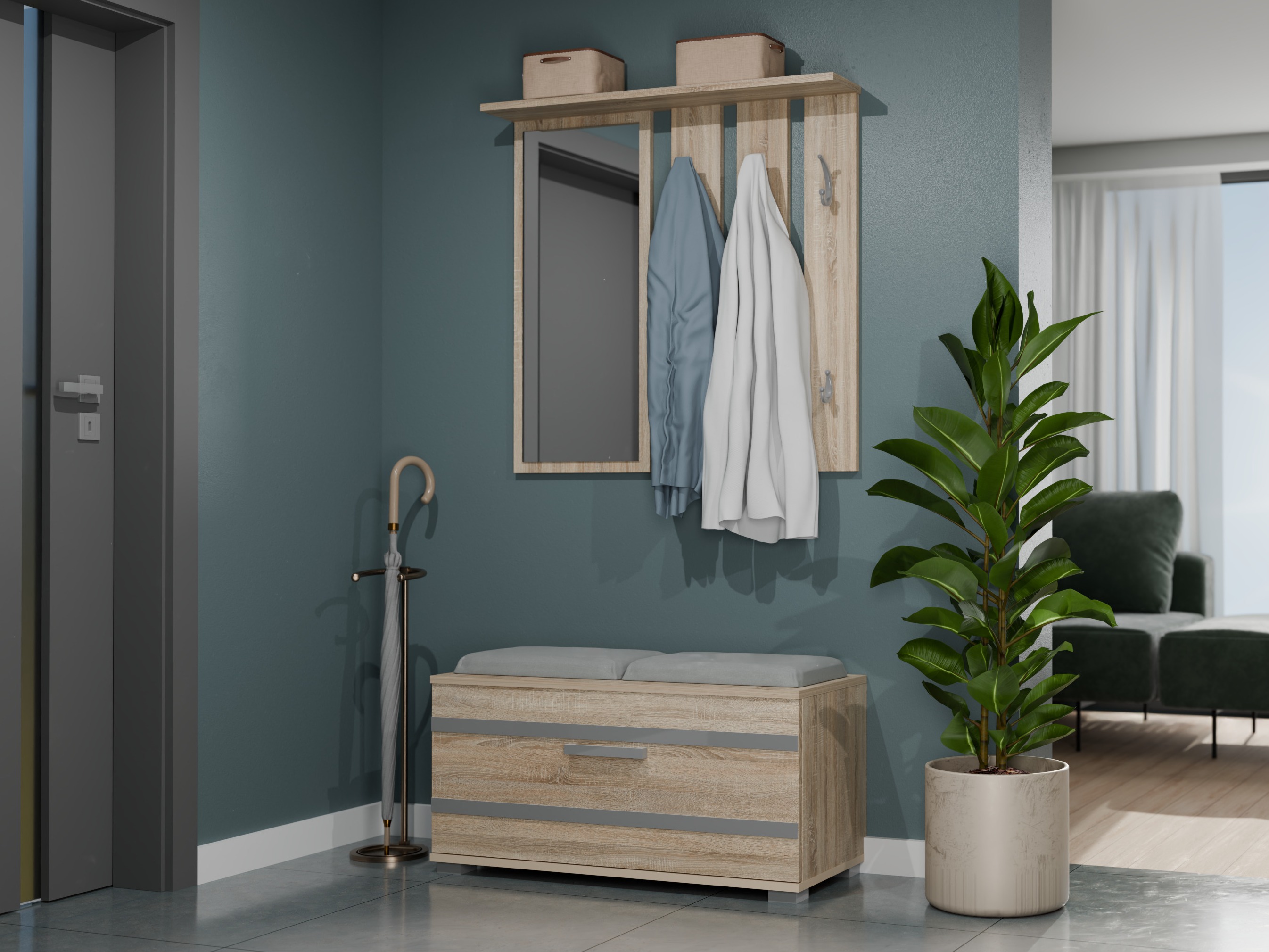 Hallway set Mandeville 396 (Sonoma oak)