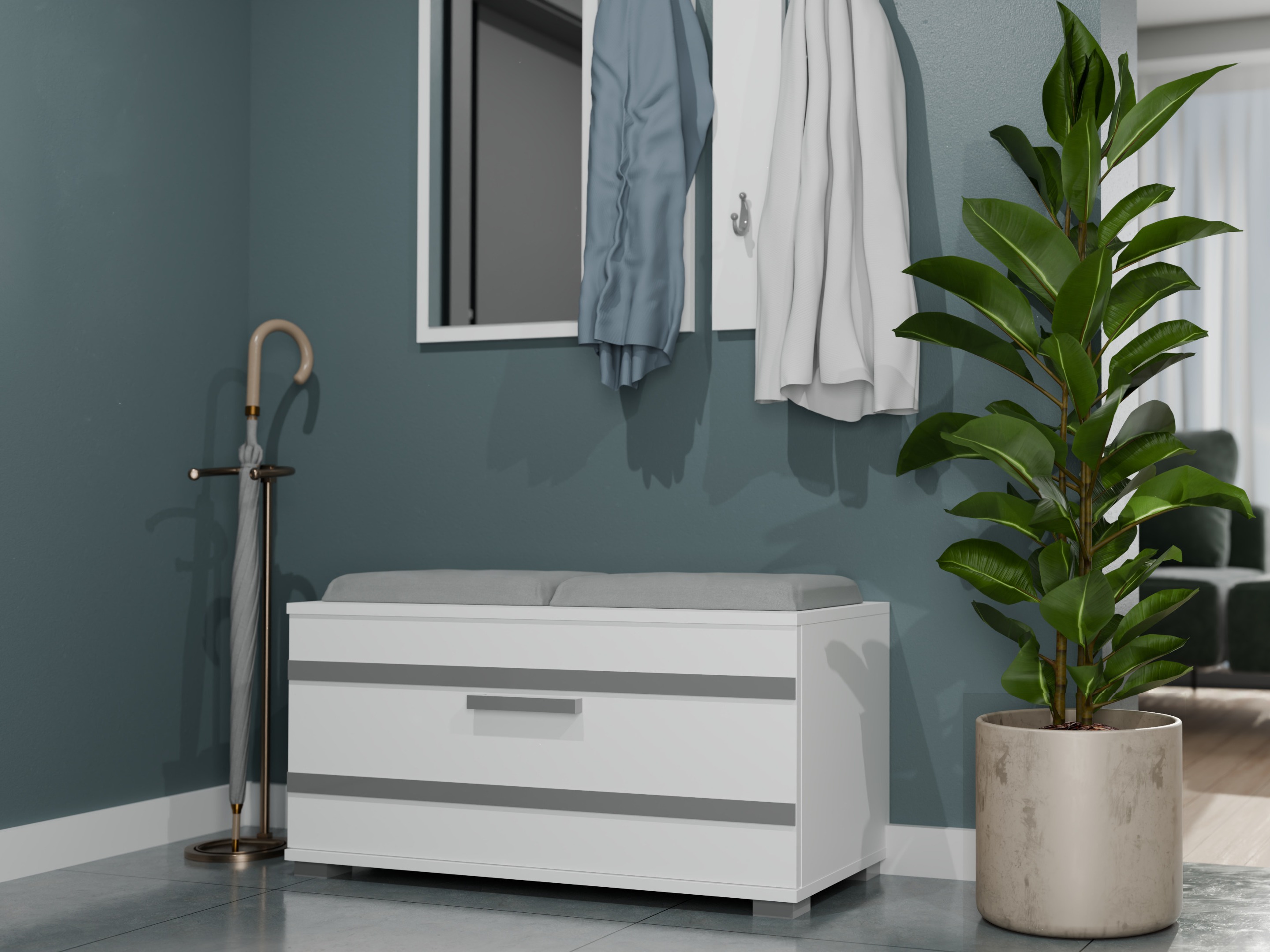 Hallway set Mandeville 396 (White)