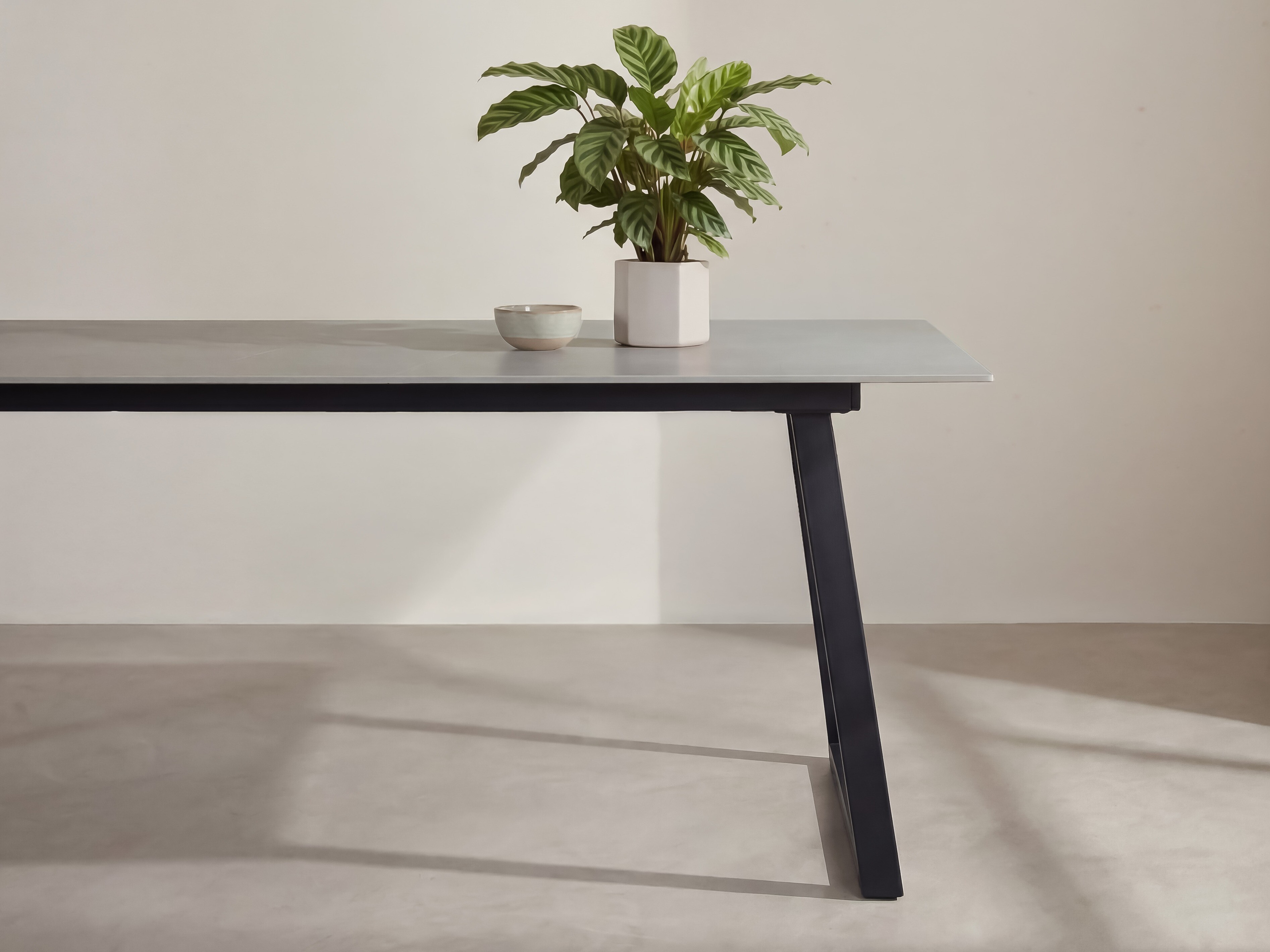 Table Dallas 5355 (Dark grey + Black)