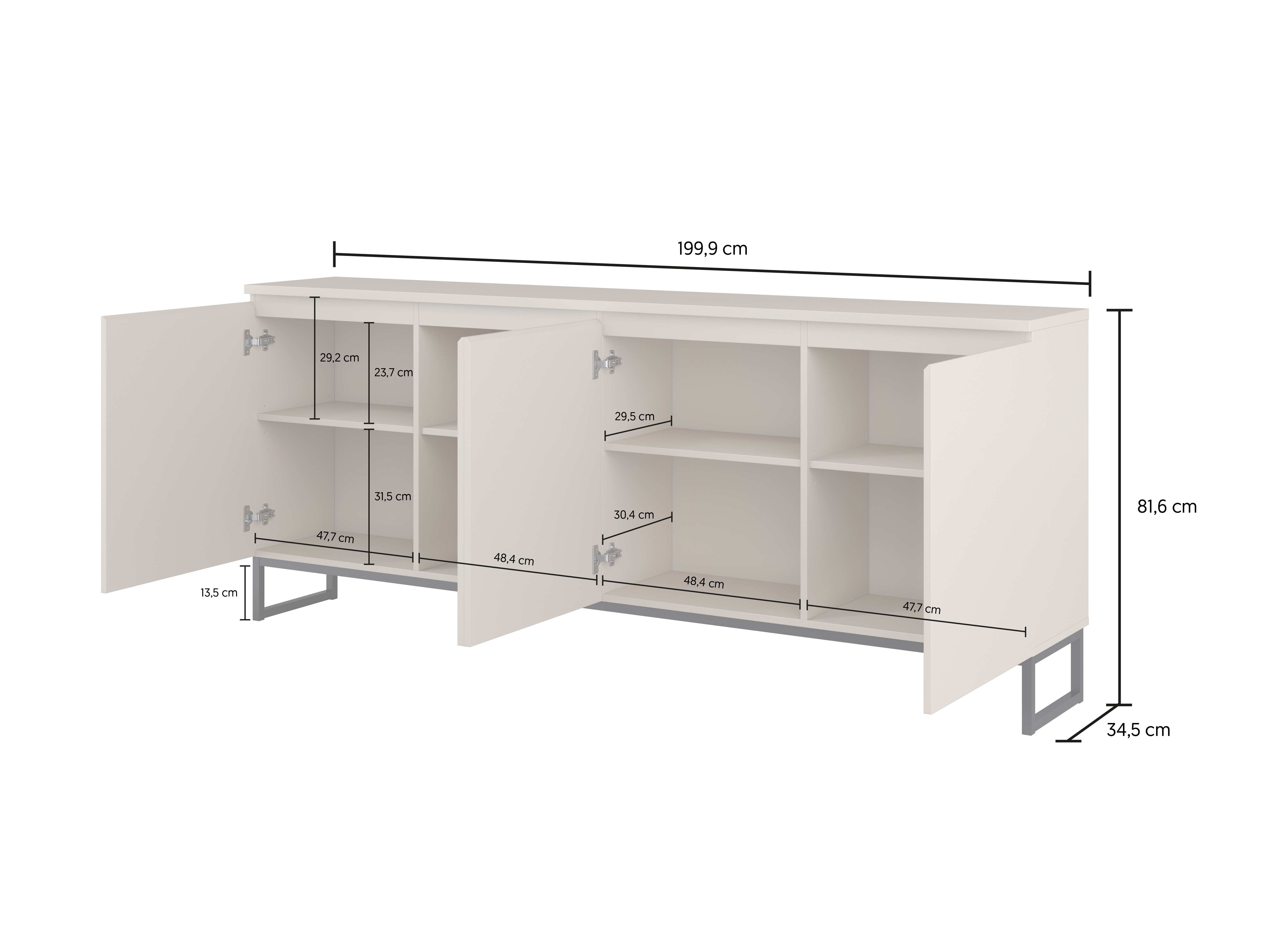 Sideboard Velsora 100 (Cashmere)