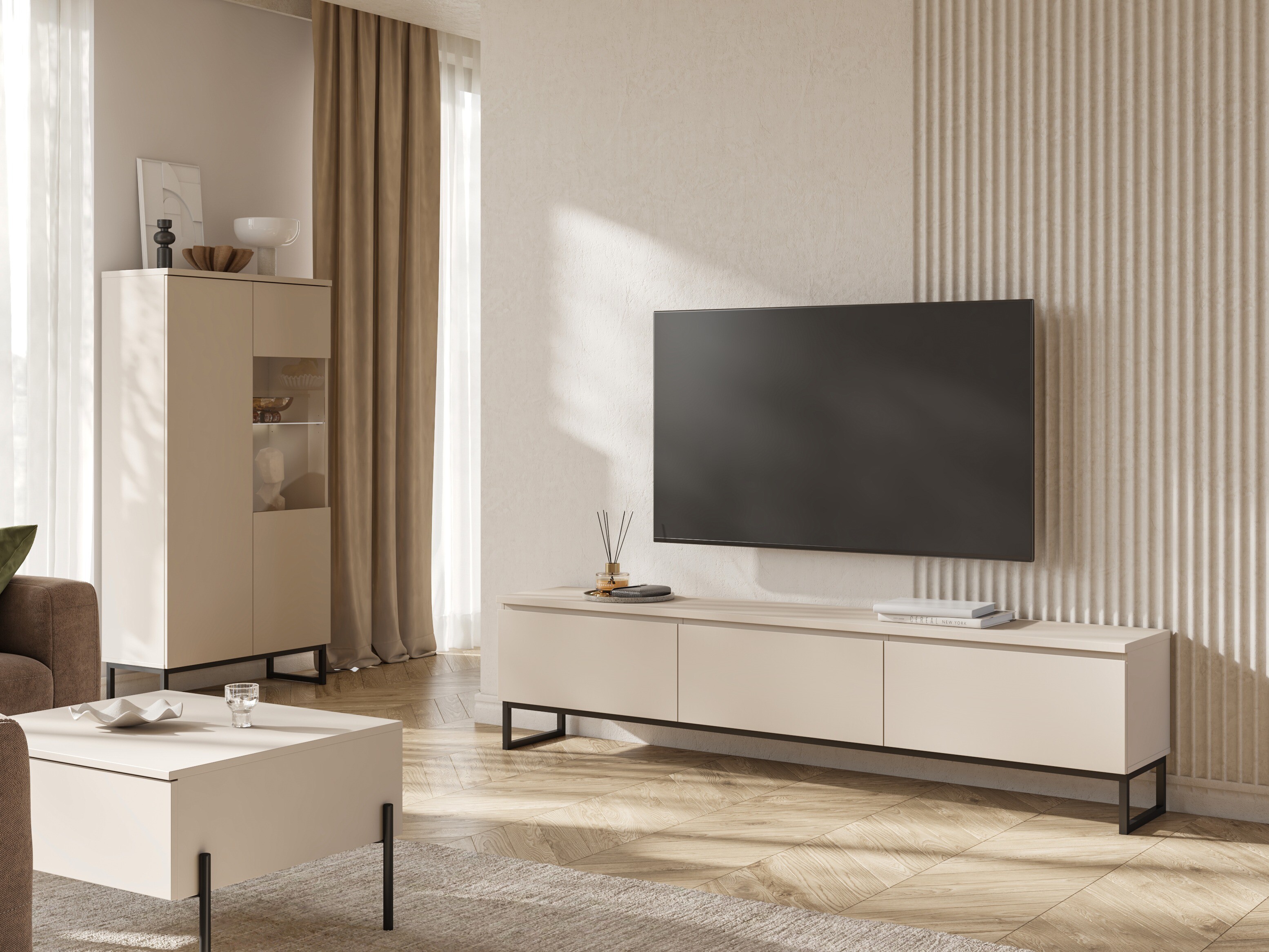 TV stand Velsora 101 (Cashmere)