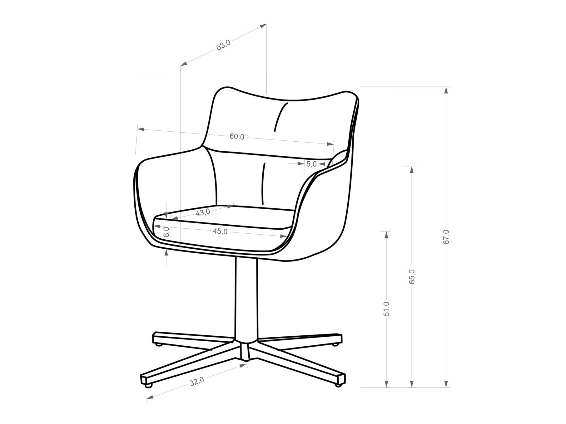 Chair Houston 2204