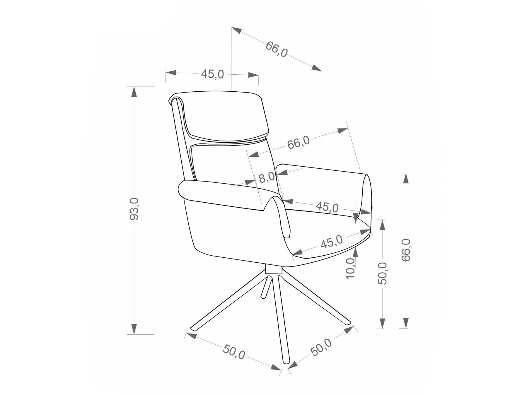 Chair Houston 2205 (Baltimore 05 + Black)