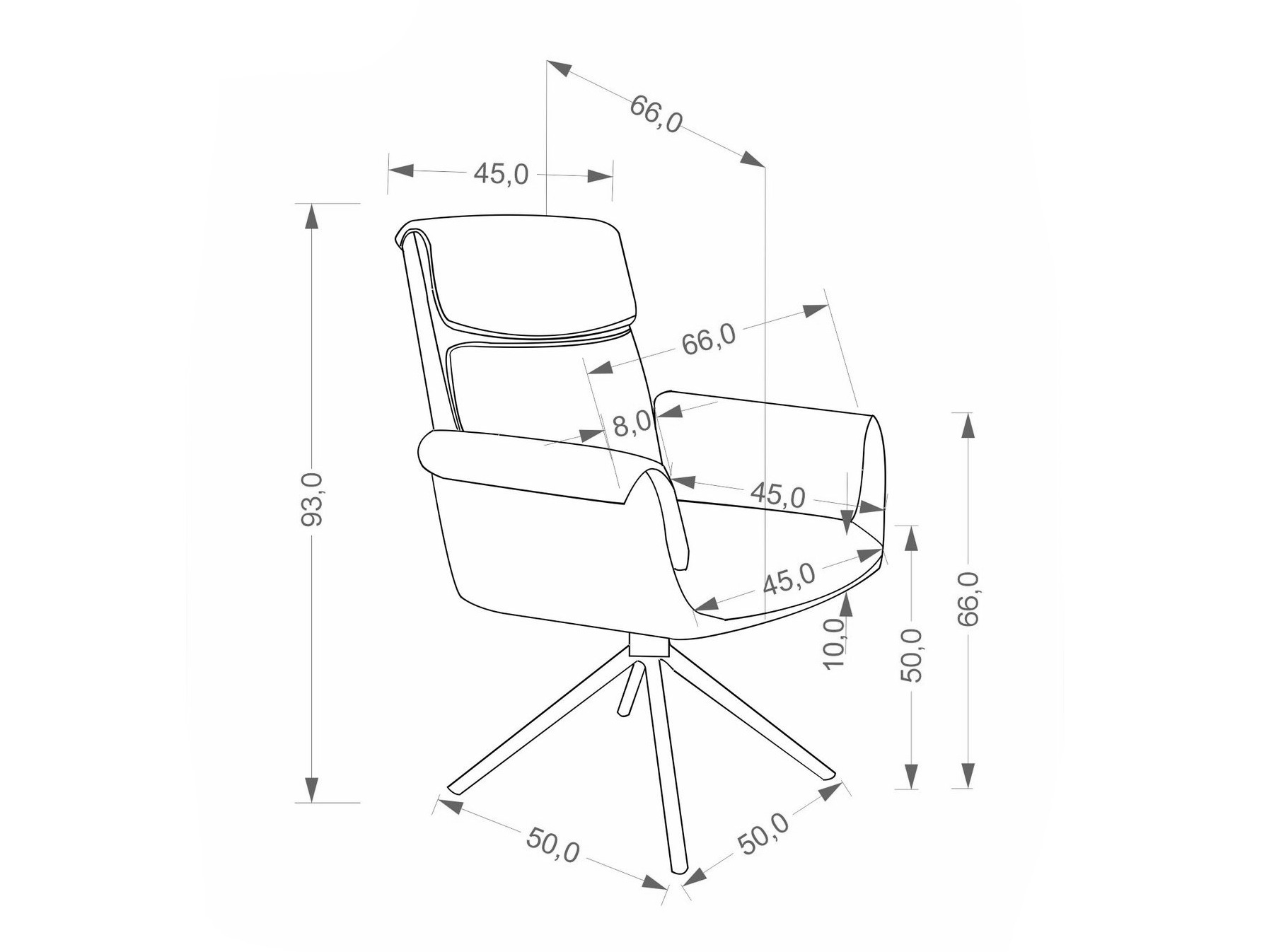 Chair Houston 2205 (Baltimore 05 + Cashmere)
