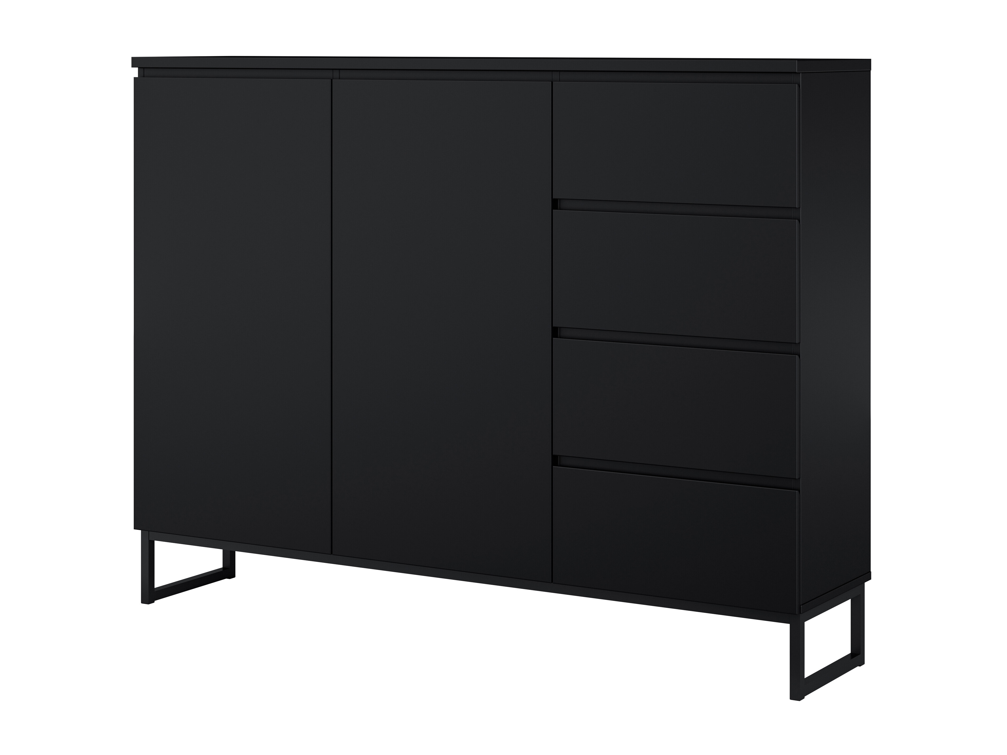 Chest of drawers Velsora 104 (Black)