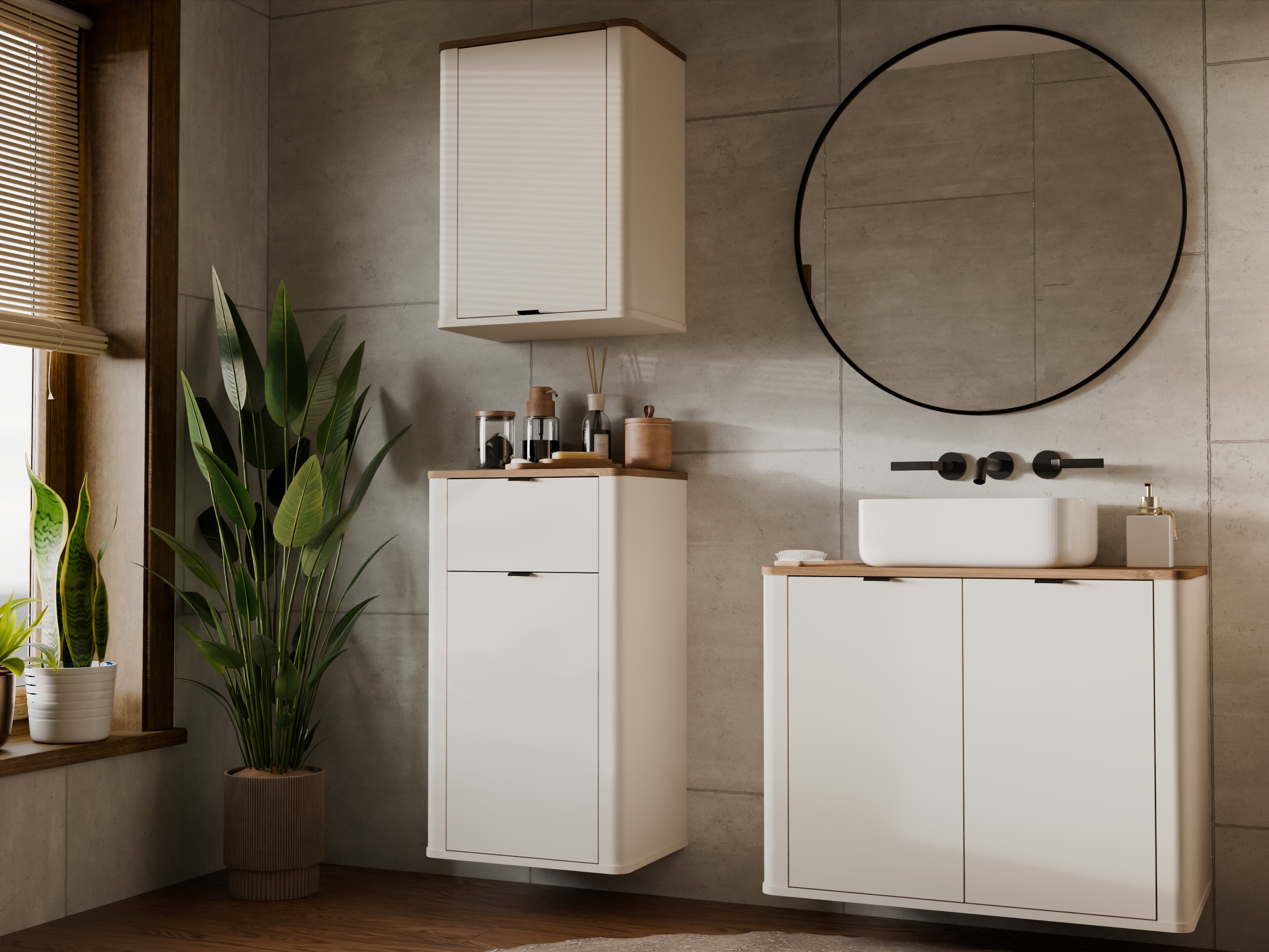Wall-mounted bathroom cabinet Soavie 110