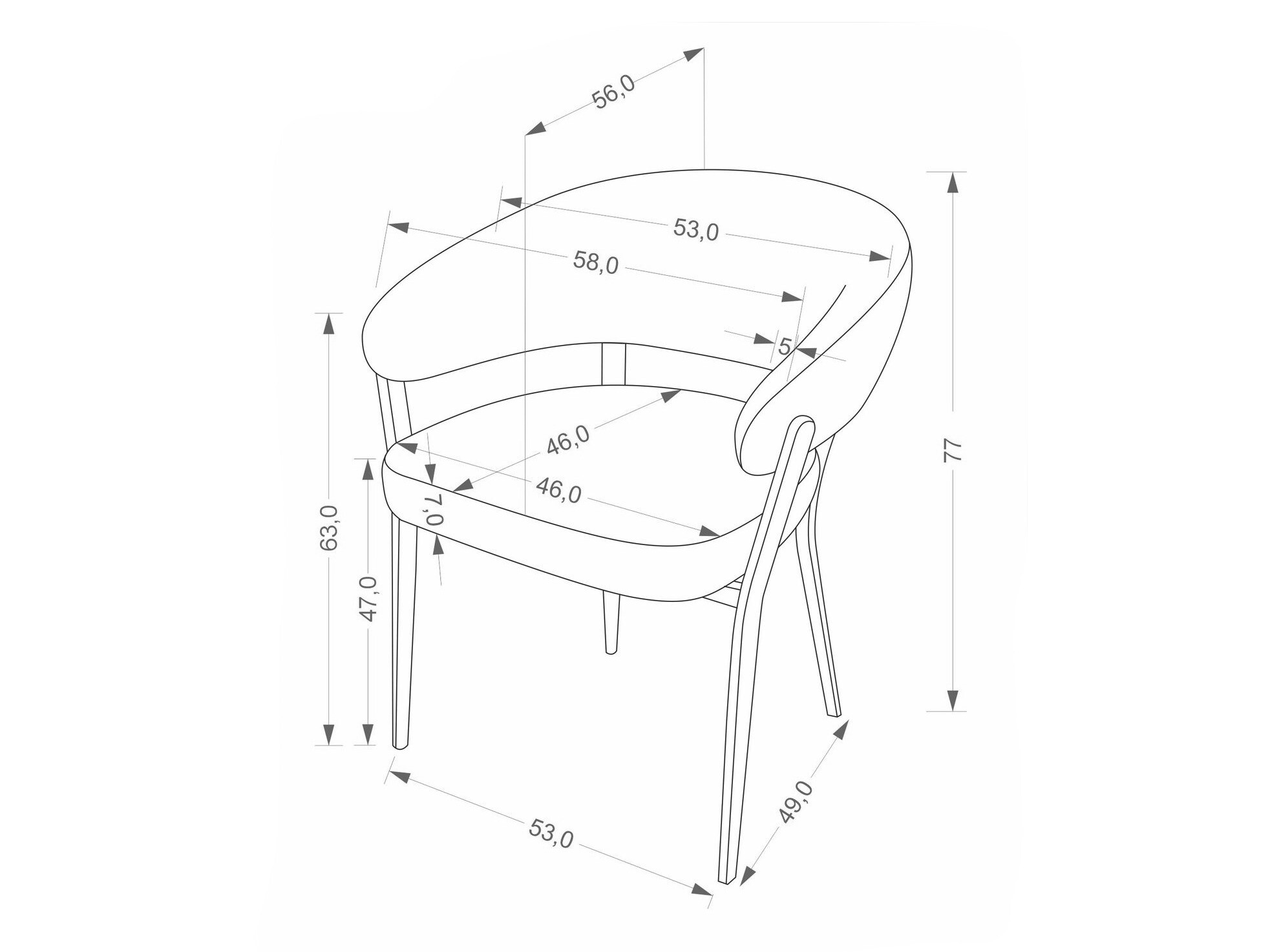 Chair Houston 2207 (Baltimore 19)