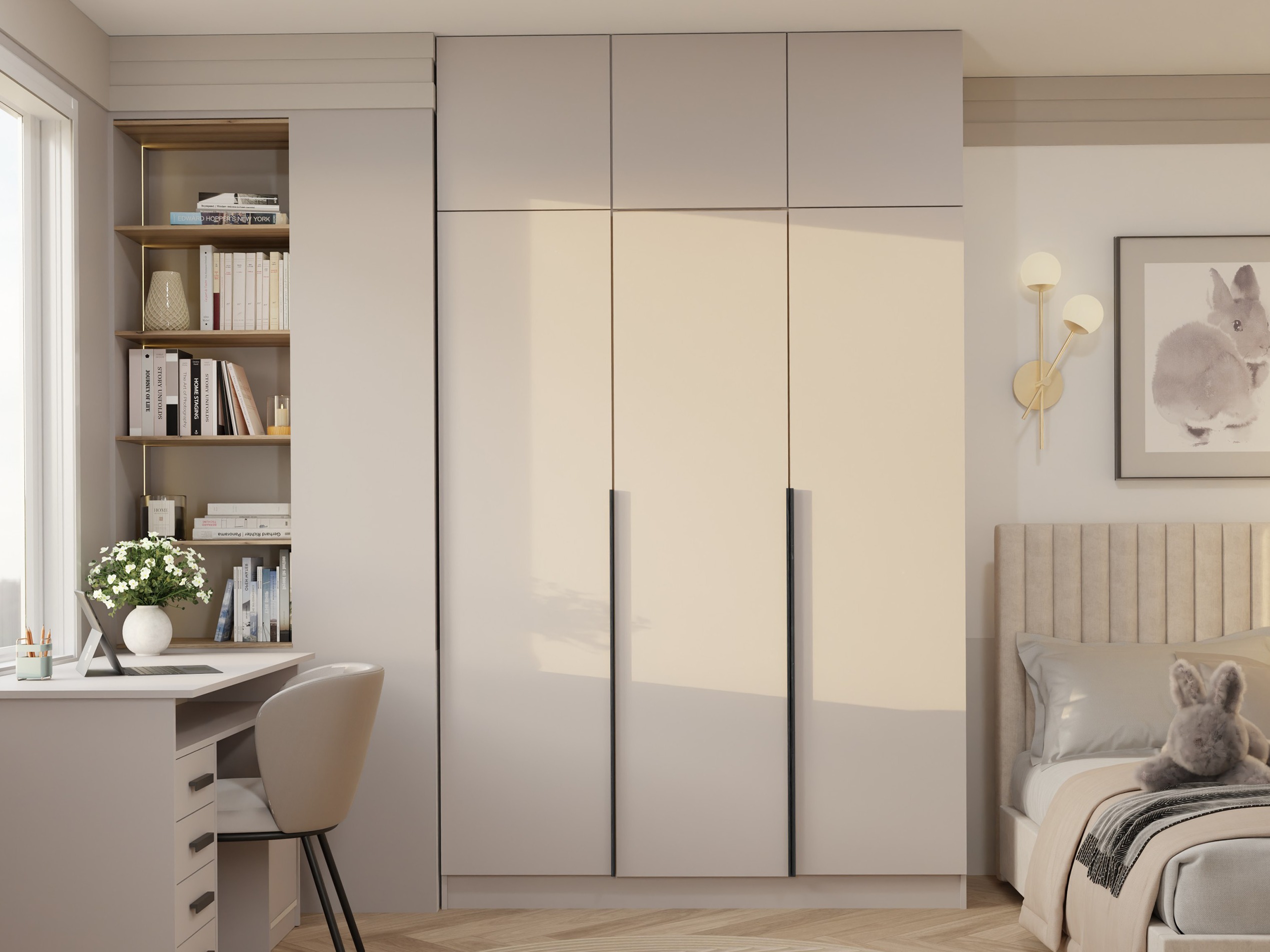 Wardrobe Mandeville 398 (Black)