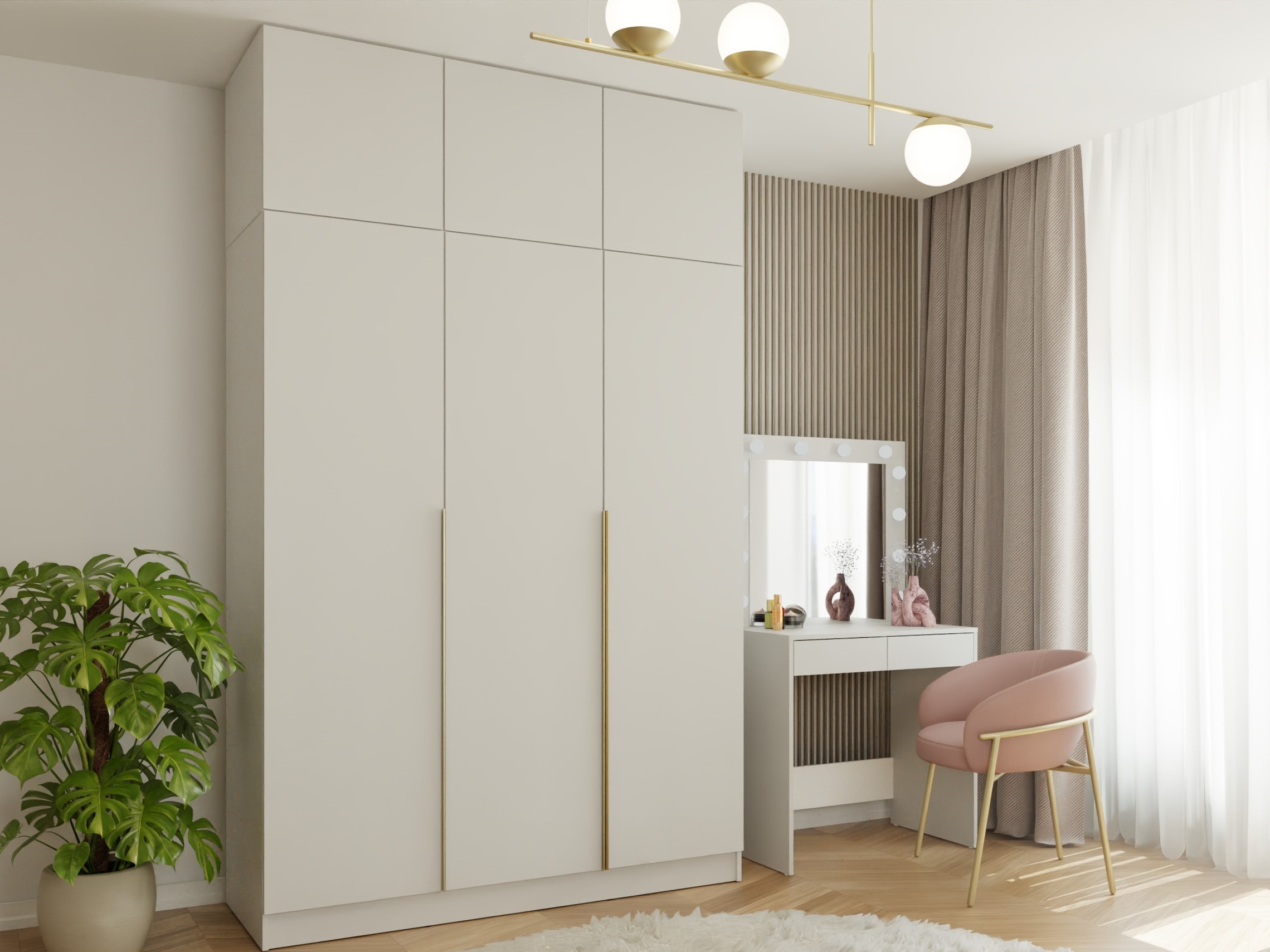 Wardrobe Mandeville 398 (Golden)