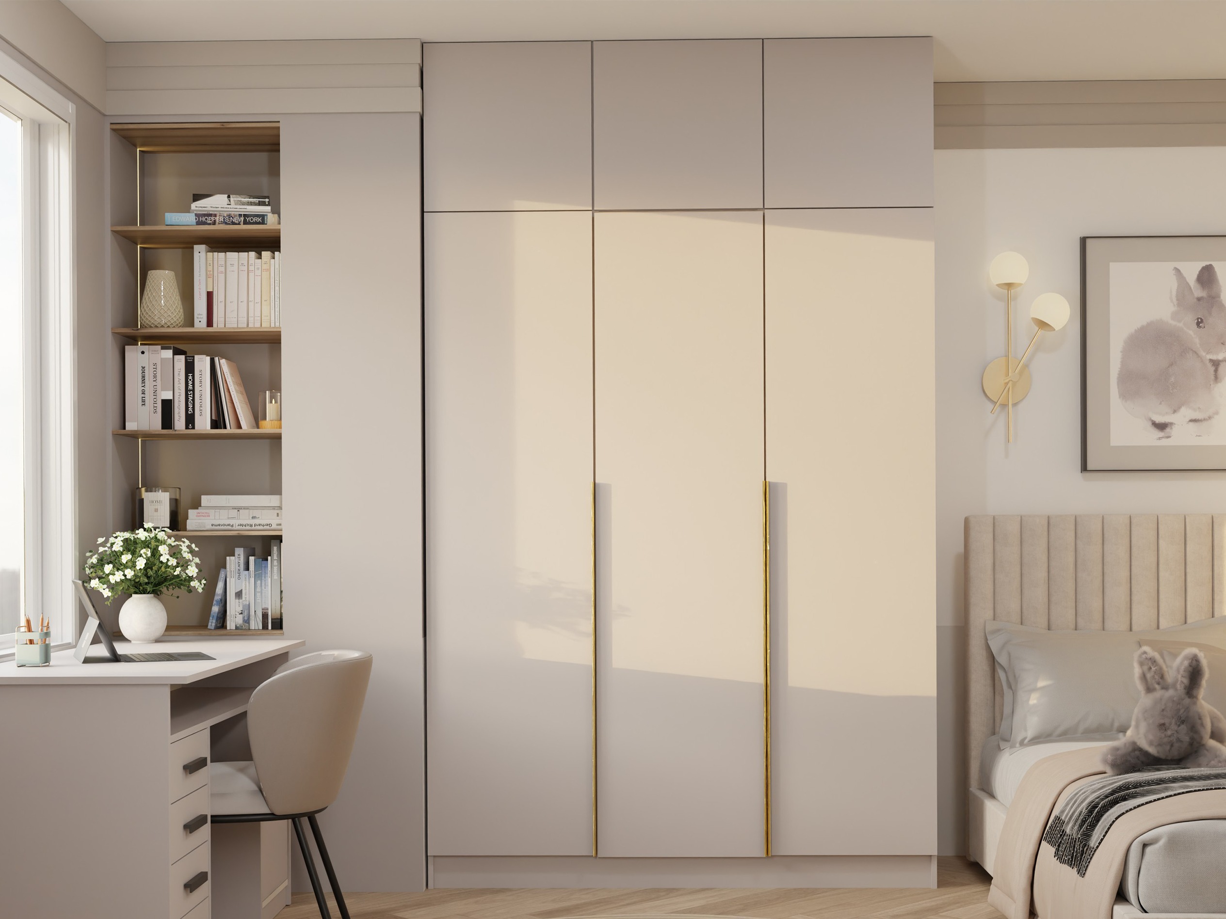 Wardrobe Mandeville 398 (Golden)
