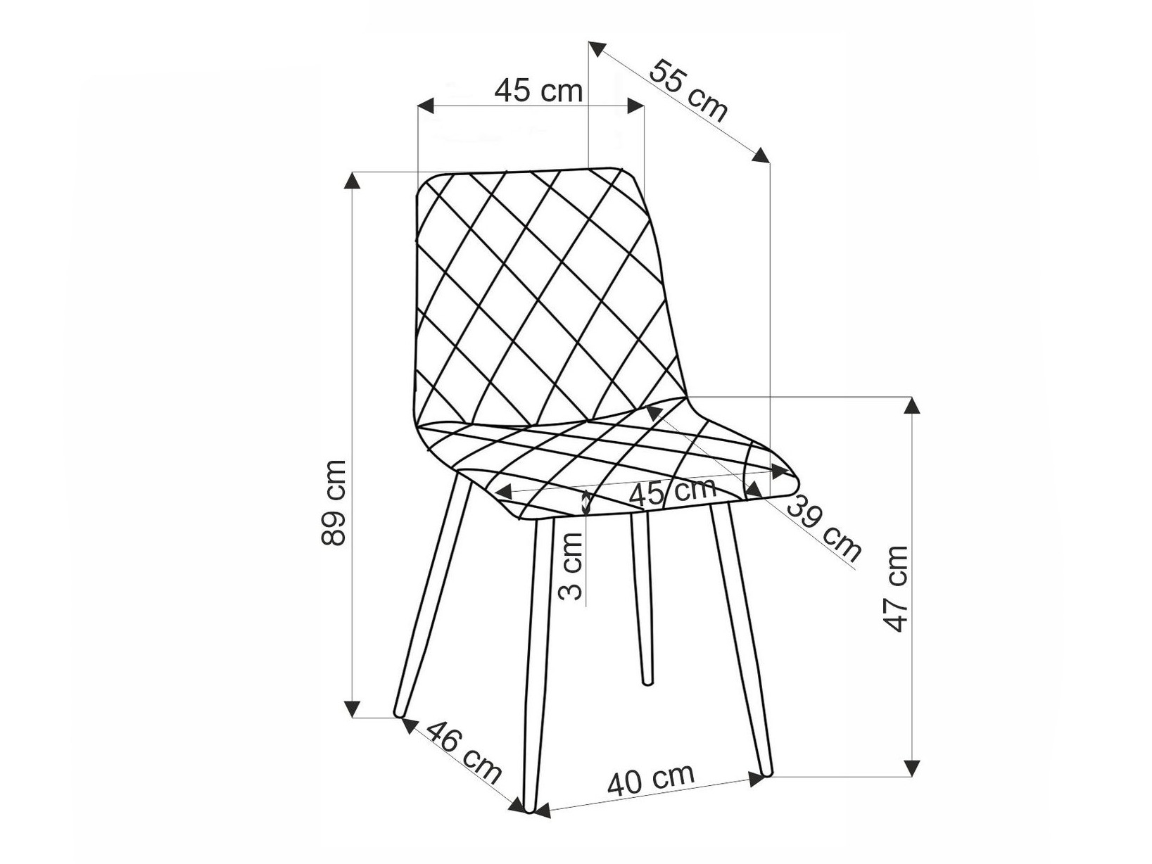 Chair Houston 1731 (Black)