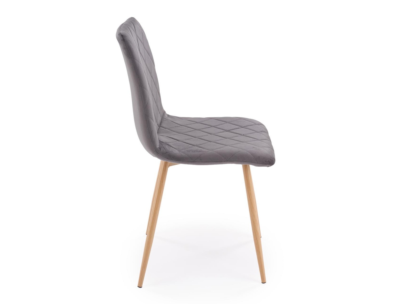 Chair Houston 1731 (Dark grey + Light wood)
