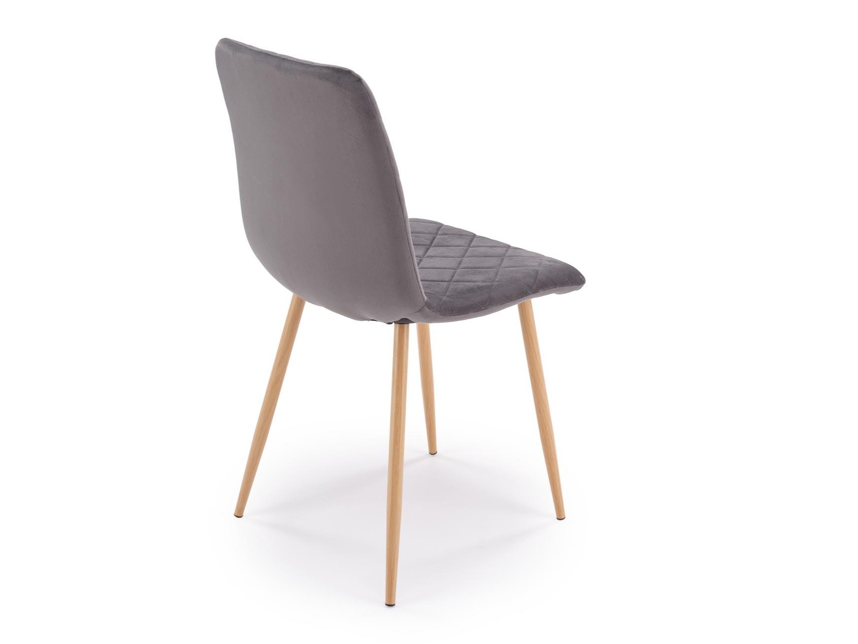 Chair Houston 1731 (Dark grey + Light wood)
