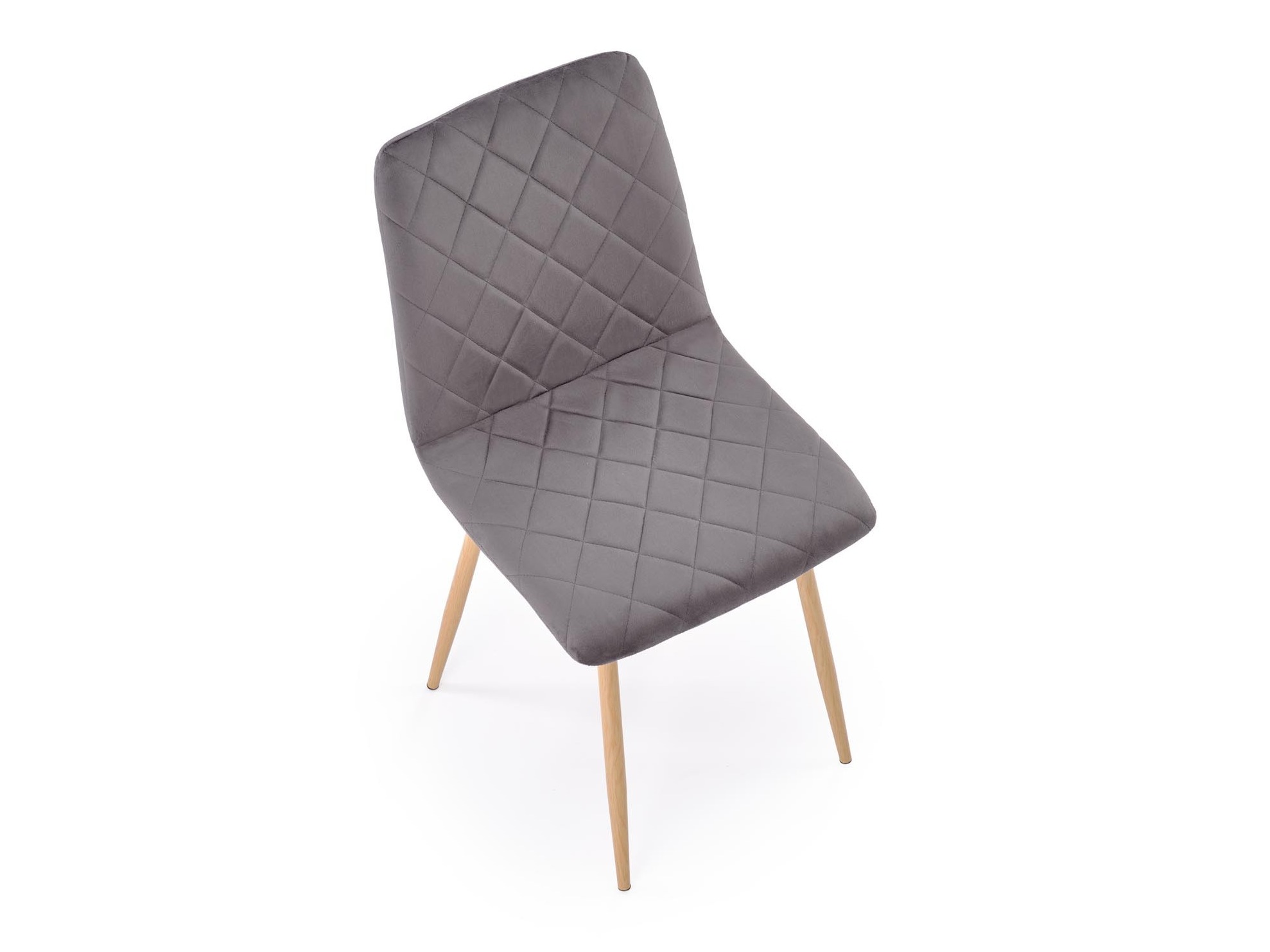 Chair Houston 1731 (Dark grey + Light wood)