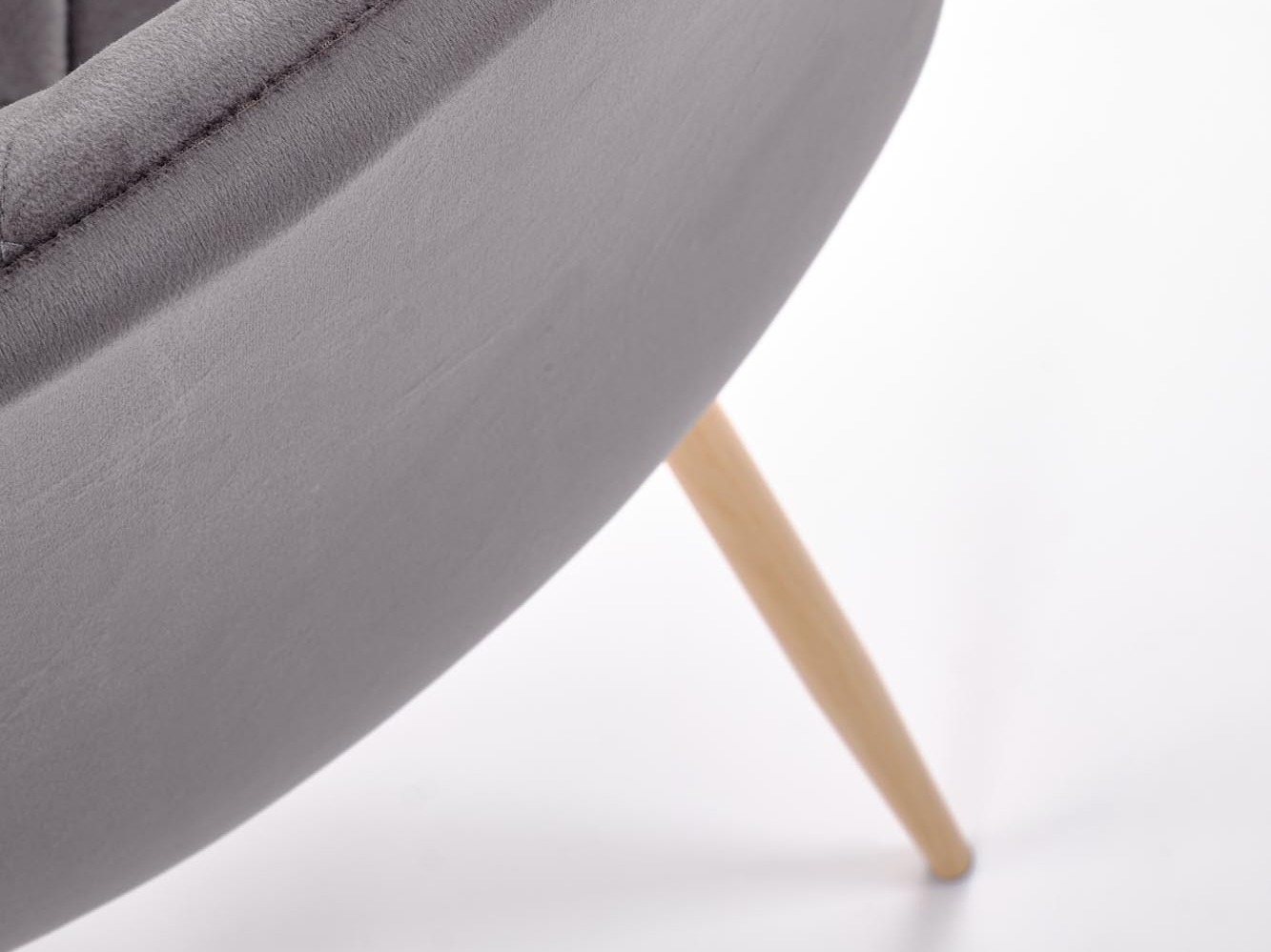 Chair Houston 1731 (Dark grey + Light wood)