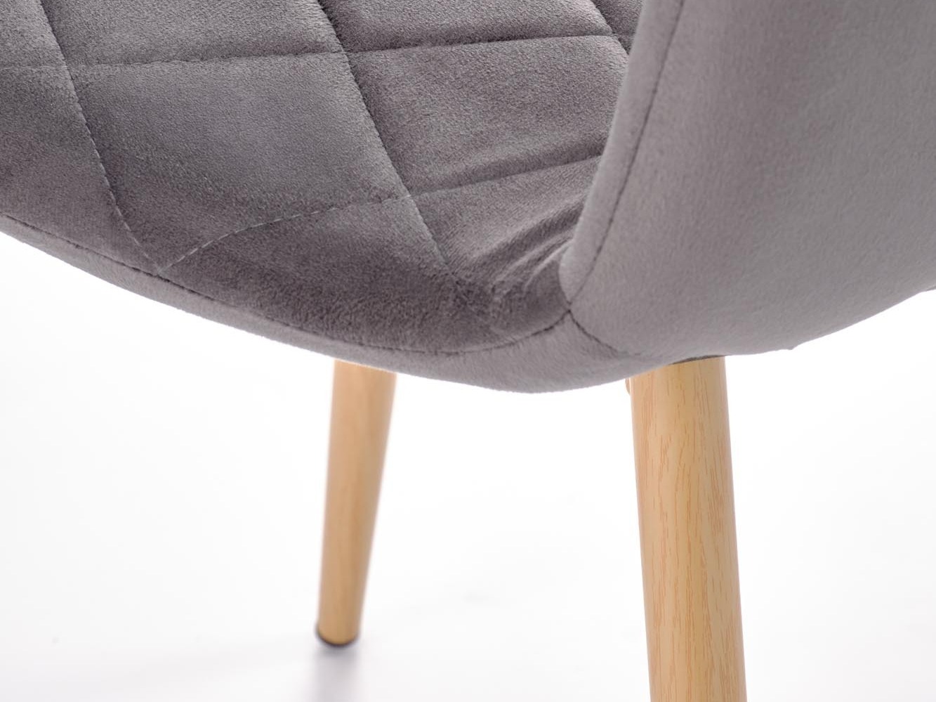 Chair Houston 1731 (Dark grey + Light wood)