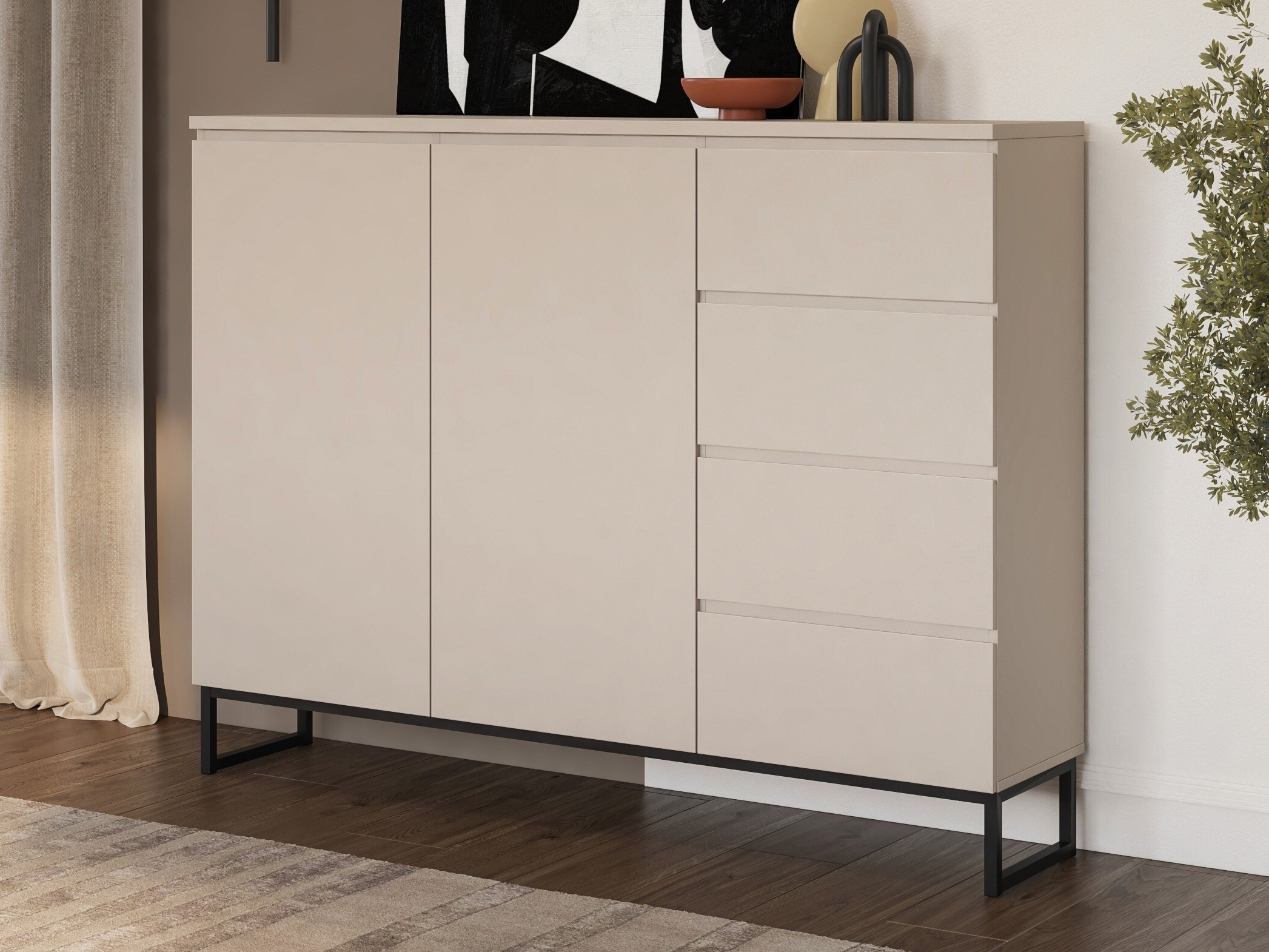 Chest of drawers Velsora 104 (Cashmere)