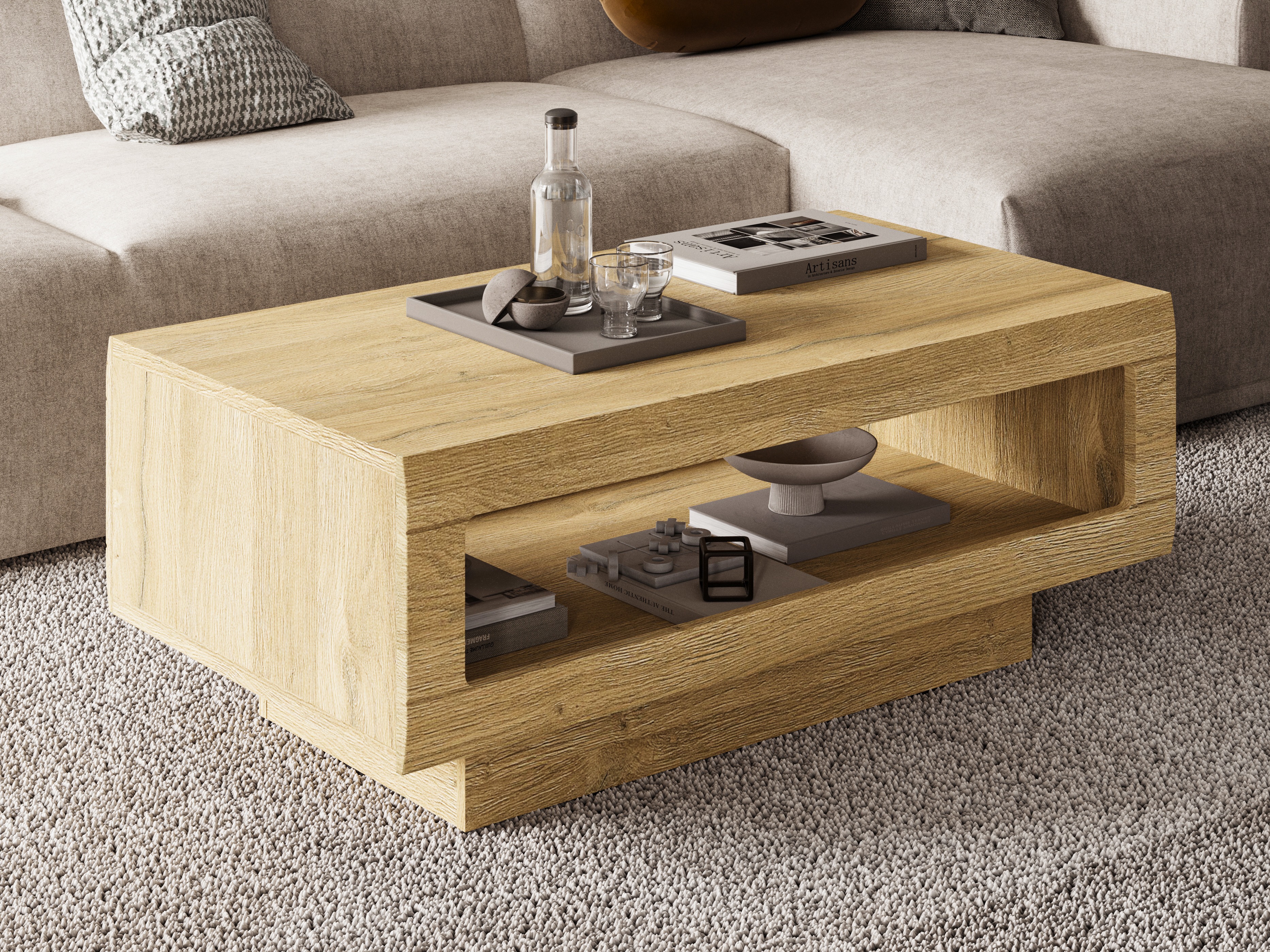 Coffee table Ophsalu 102 (Grandson oak)