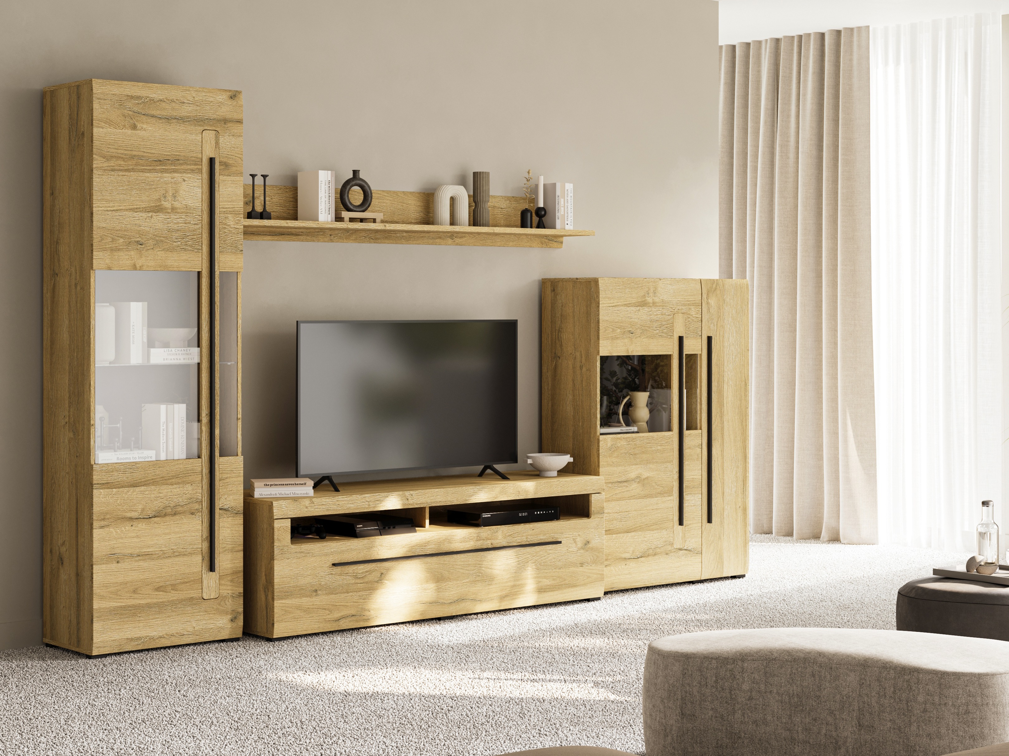 Living room set Ophsalu 111 (Grandson oak)
