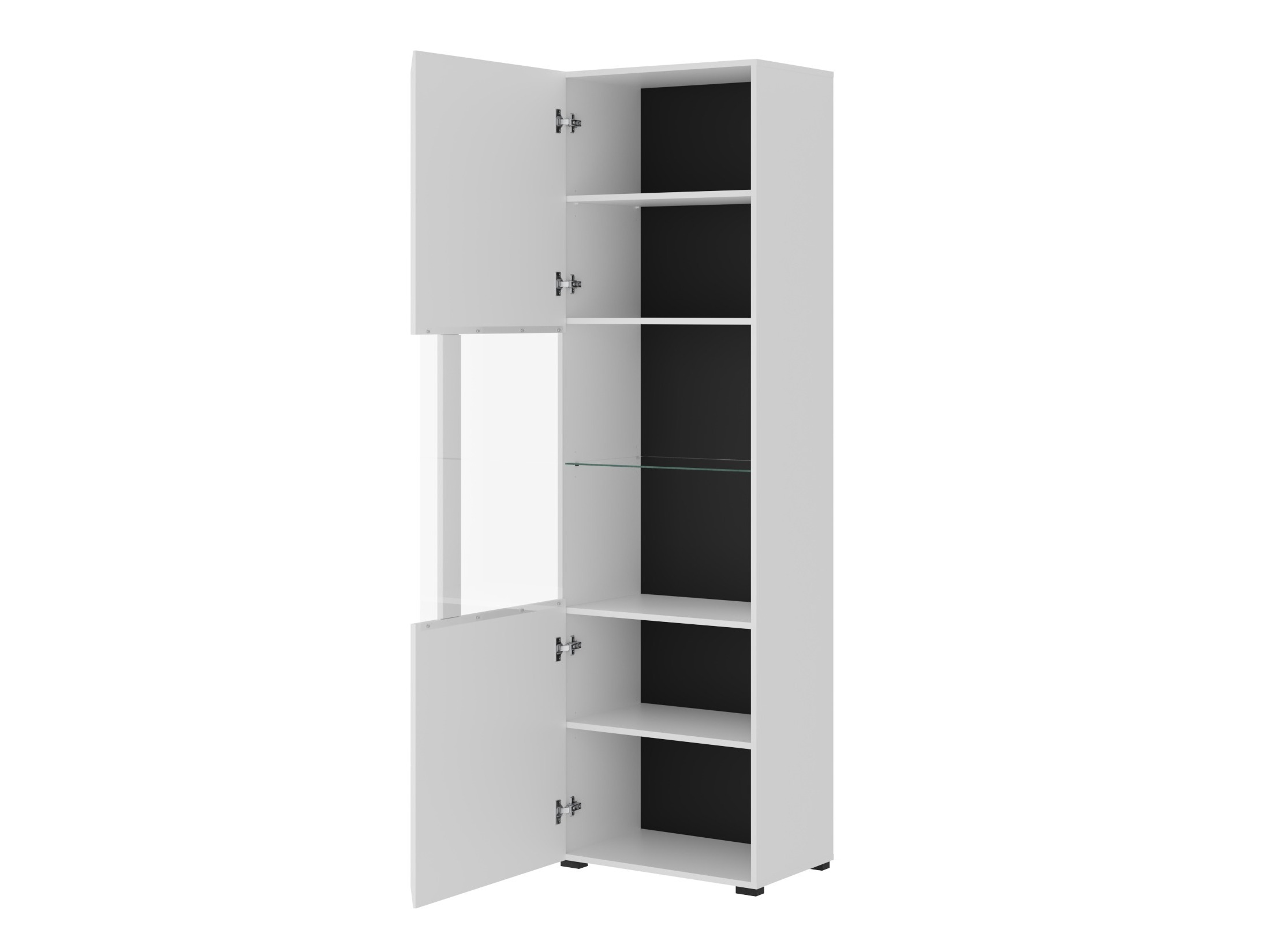 Living room set Ophsalu 112 (White + Glossy white)