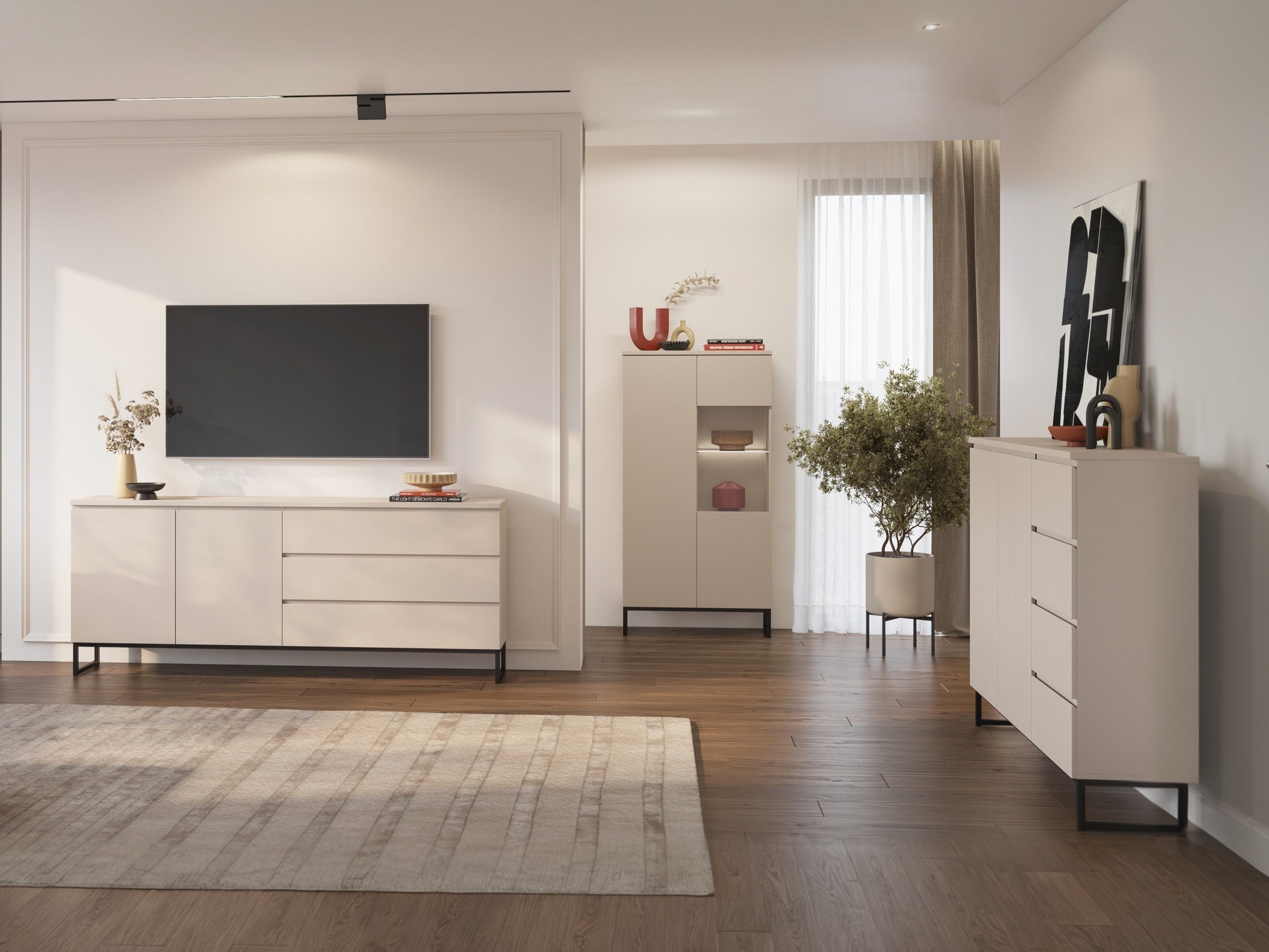 Living room set Velsora 107 (Cashmere)