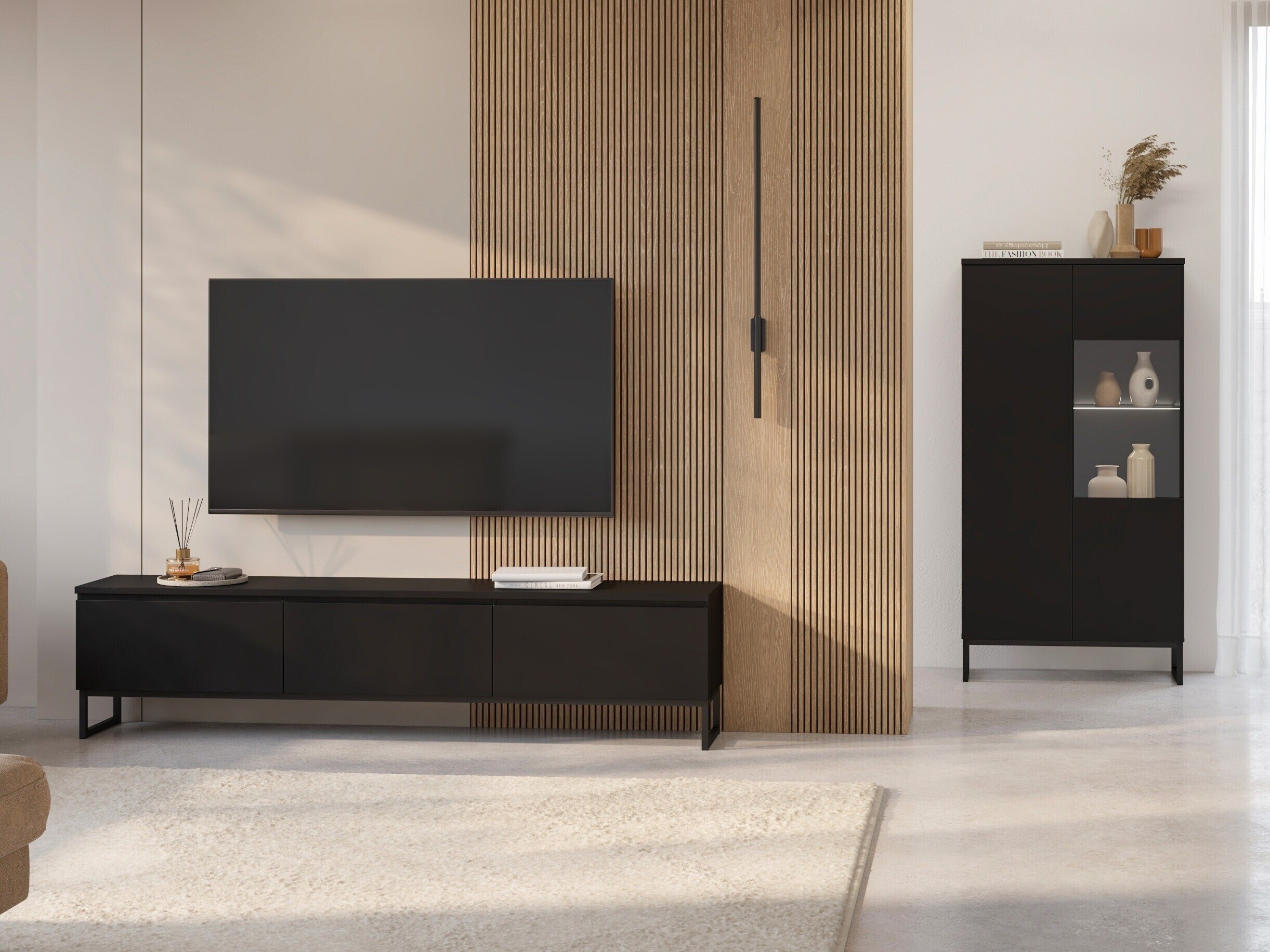 Bookcase Velsora 105 (Black)